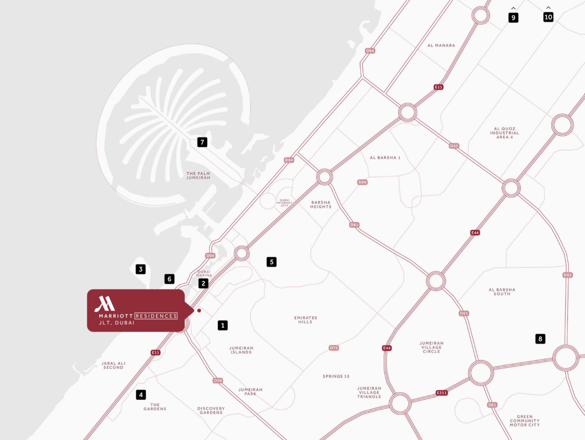 90 Degree South - MARRIOTT RESIDENCES JLT