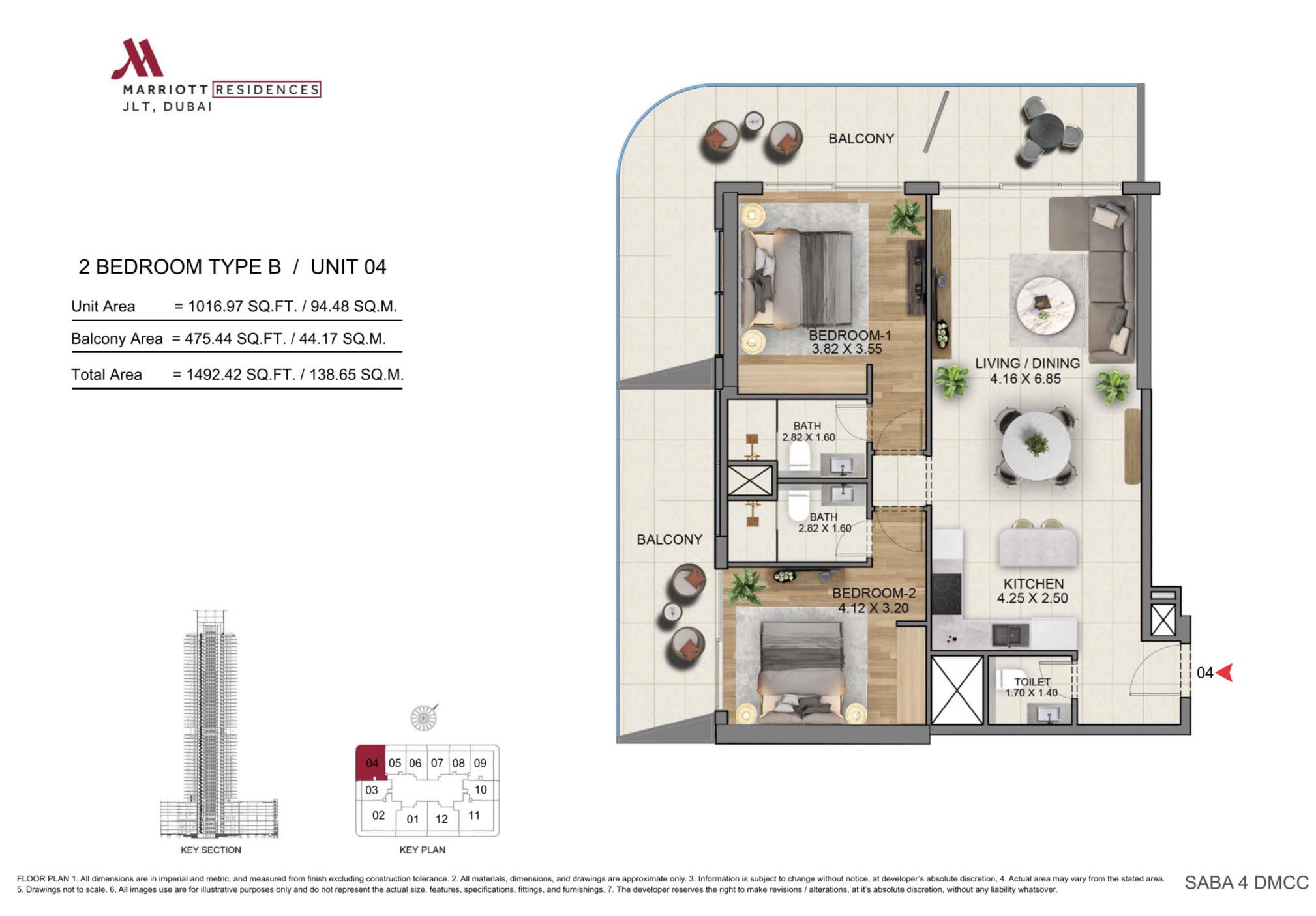 90 Degree South - 2BR-B