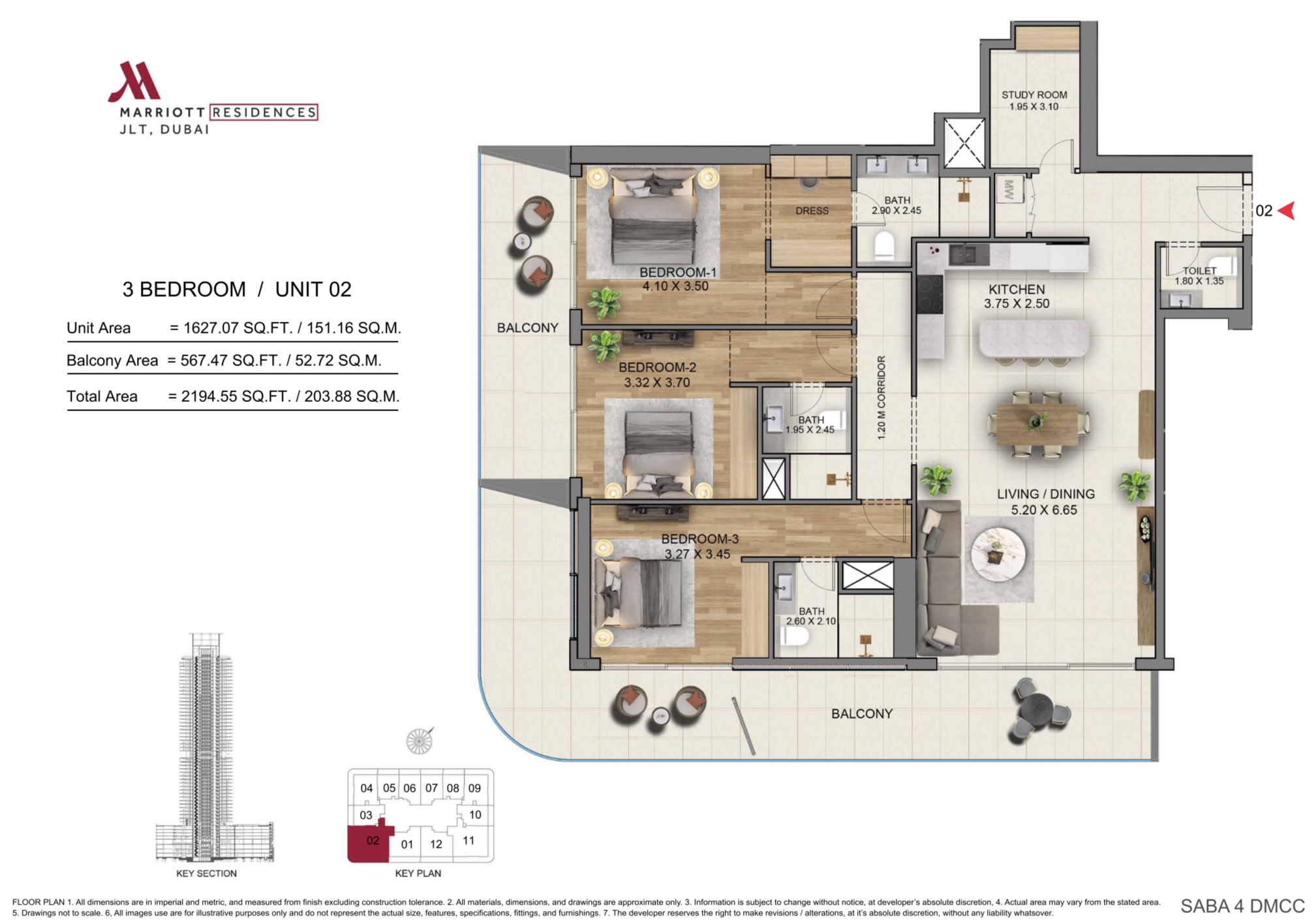 90 Degree South - 3BR-A