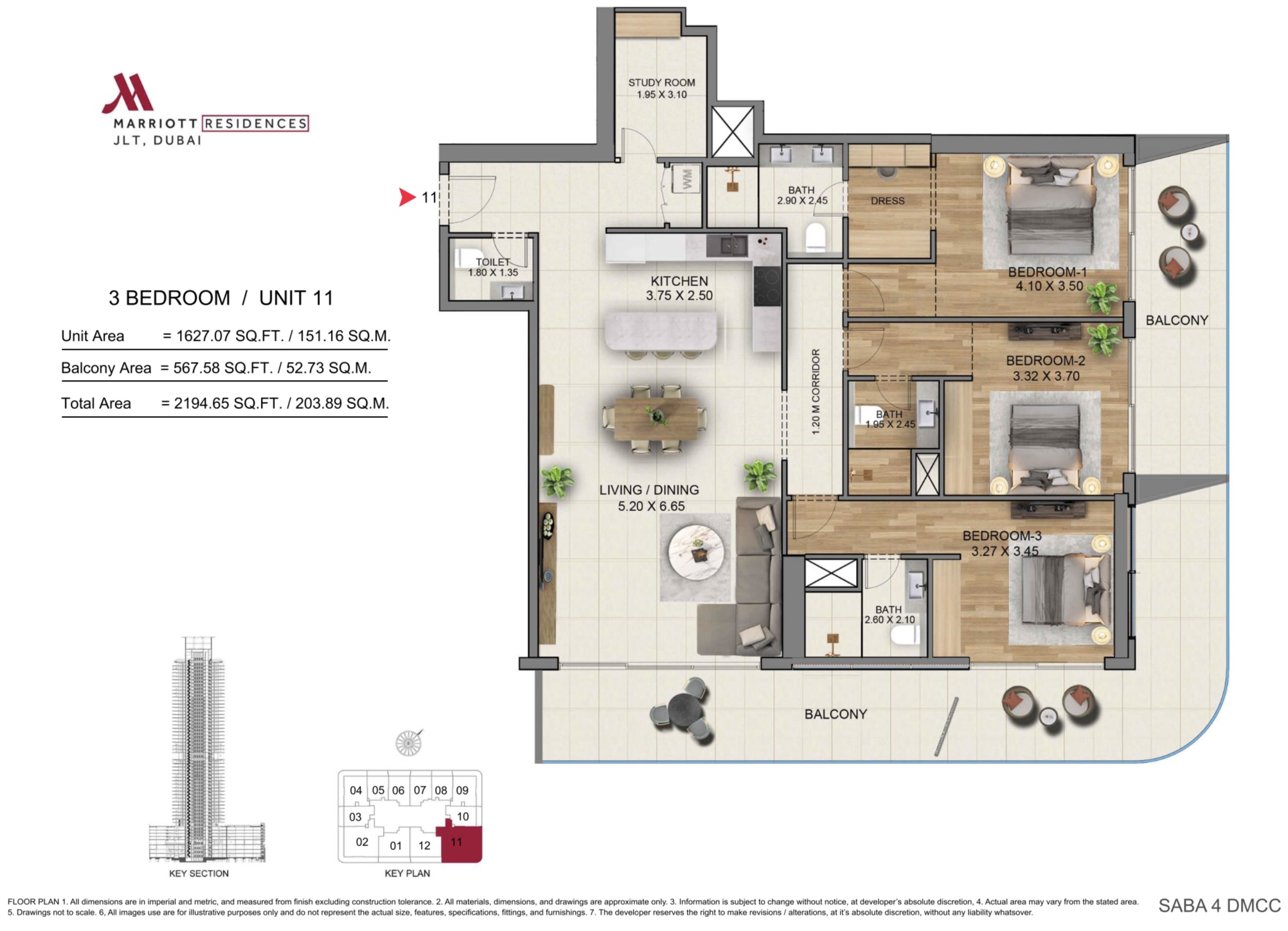 90 Degree South - 3BR-B