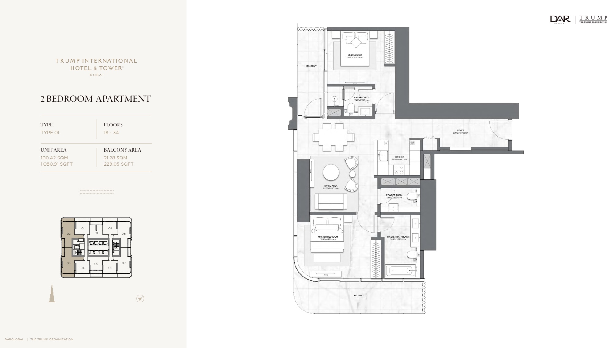 90 Degree South - 2BR-A