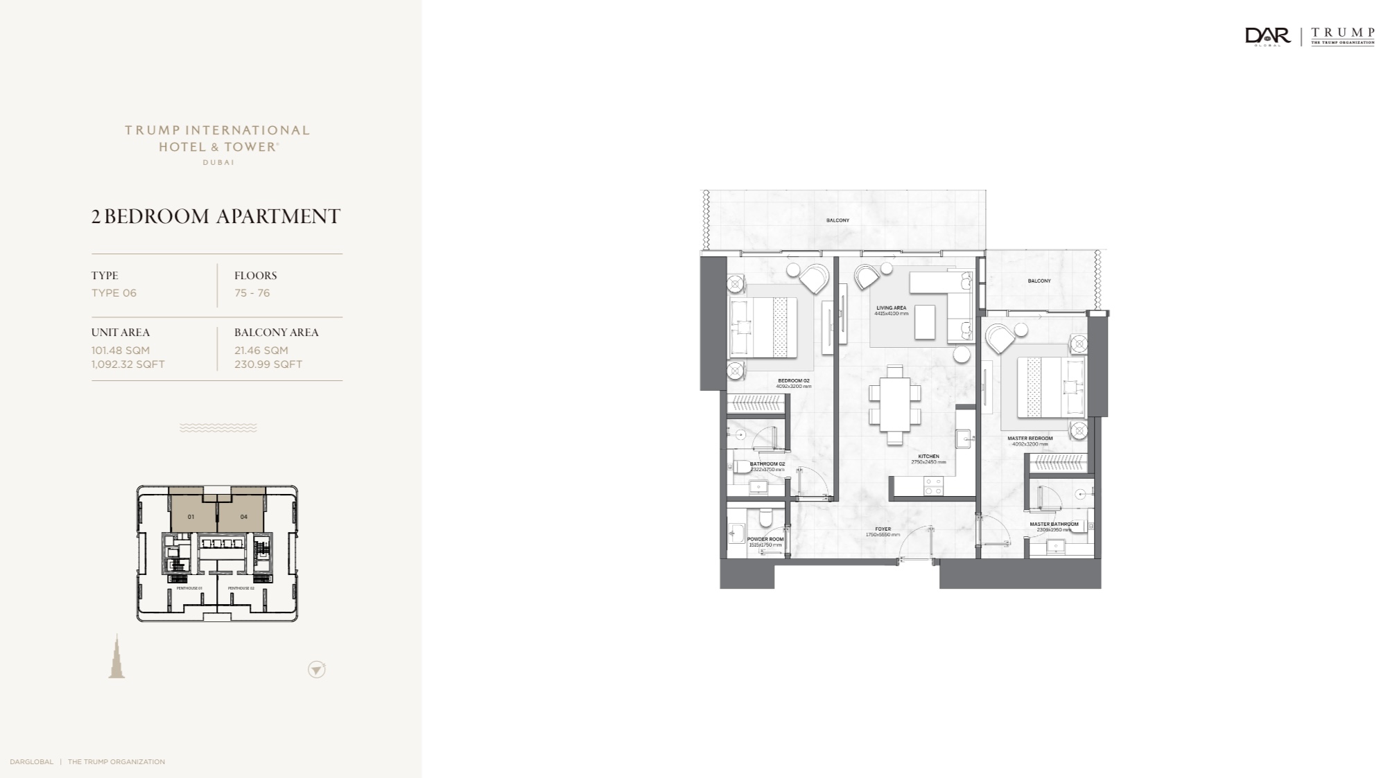 90 Degree South - 2BR-F
