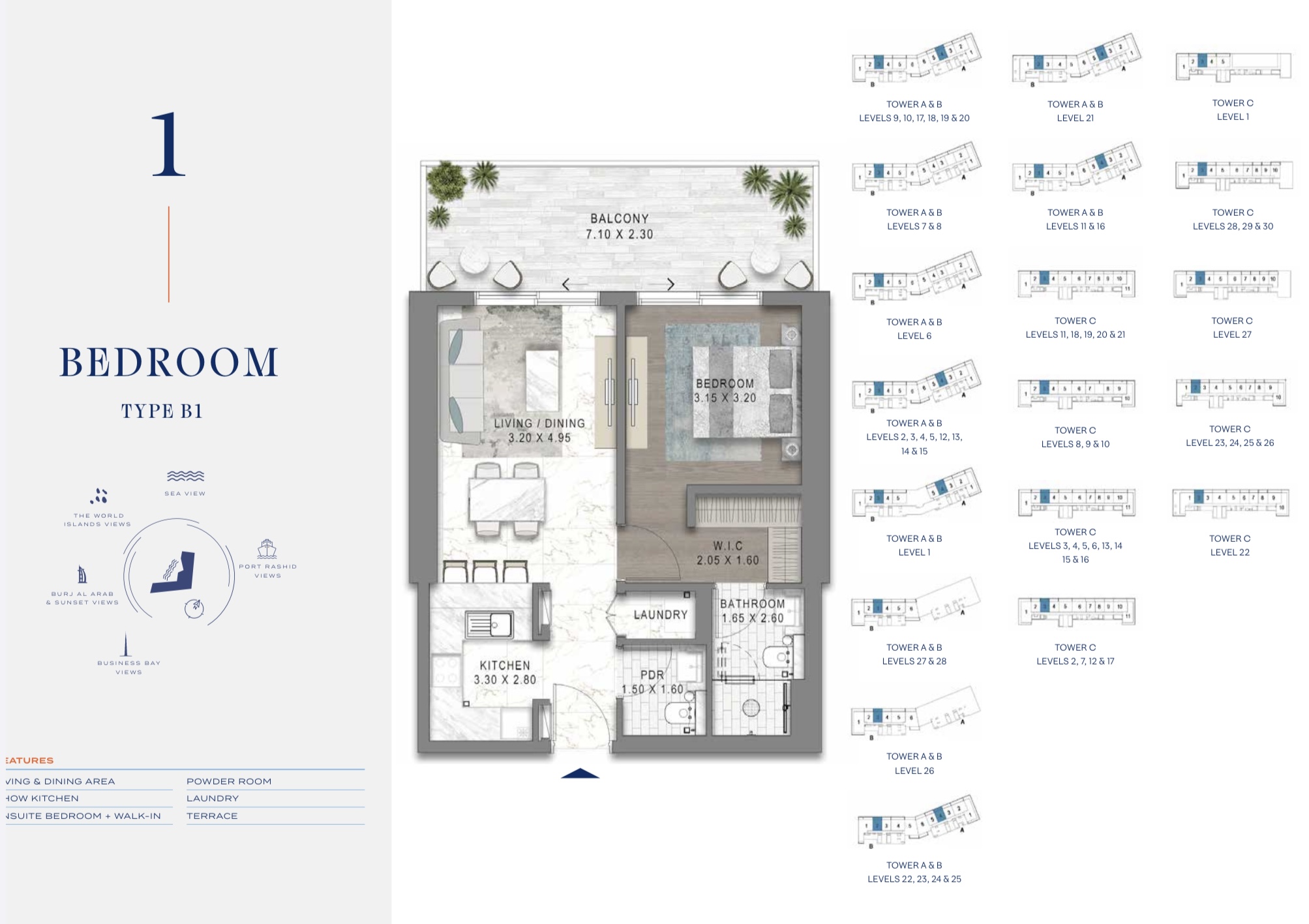 90 Degree South - 1BR-B