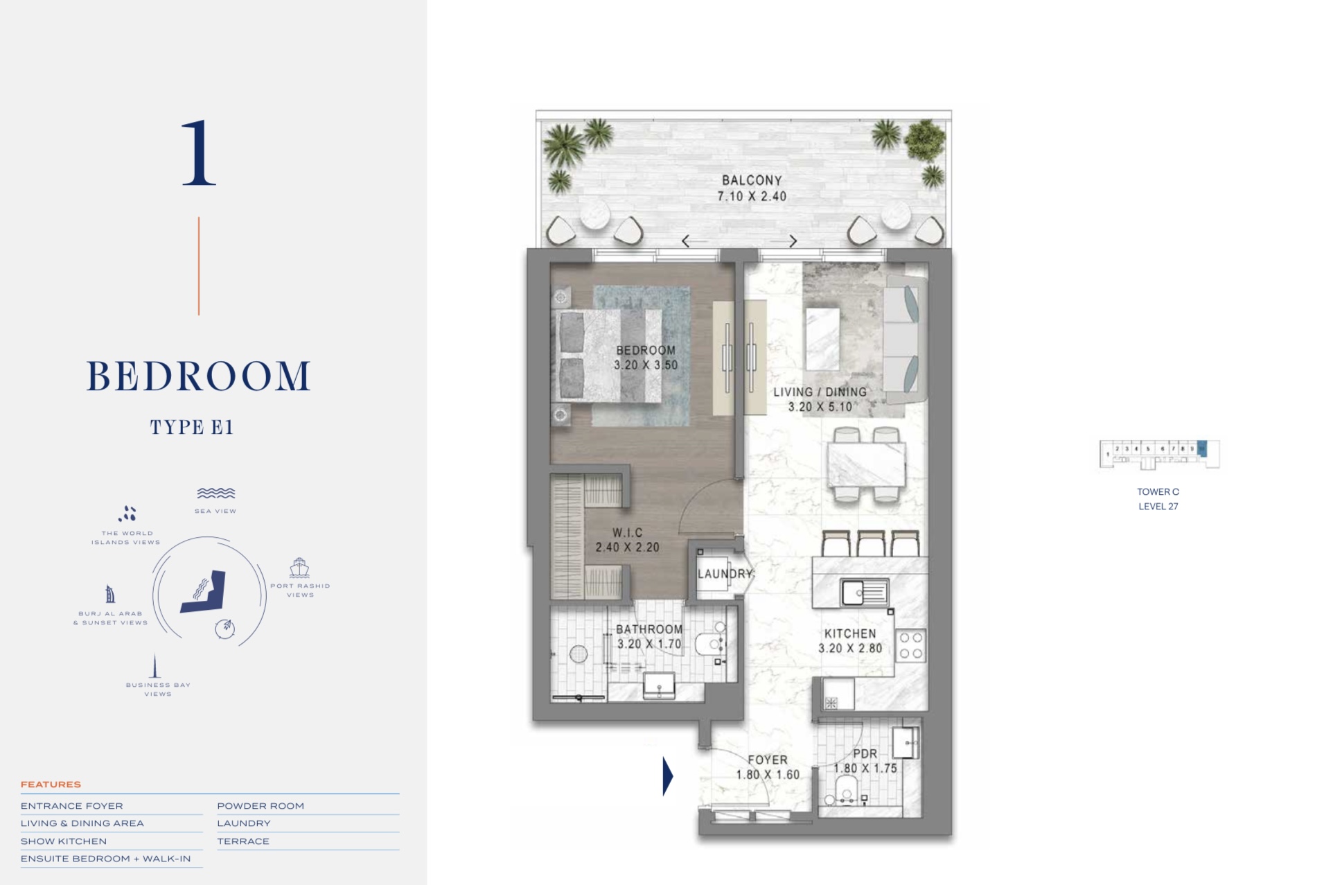 90 Degree South - 1BR-E
