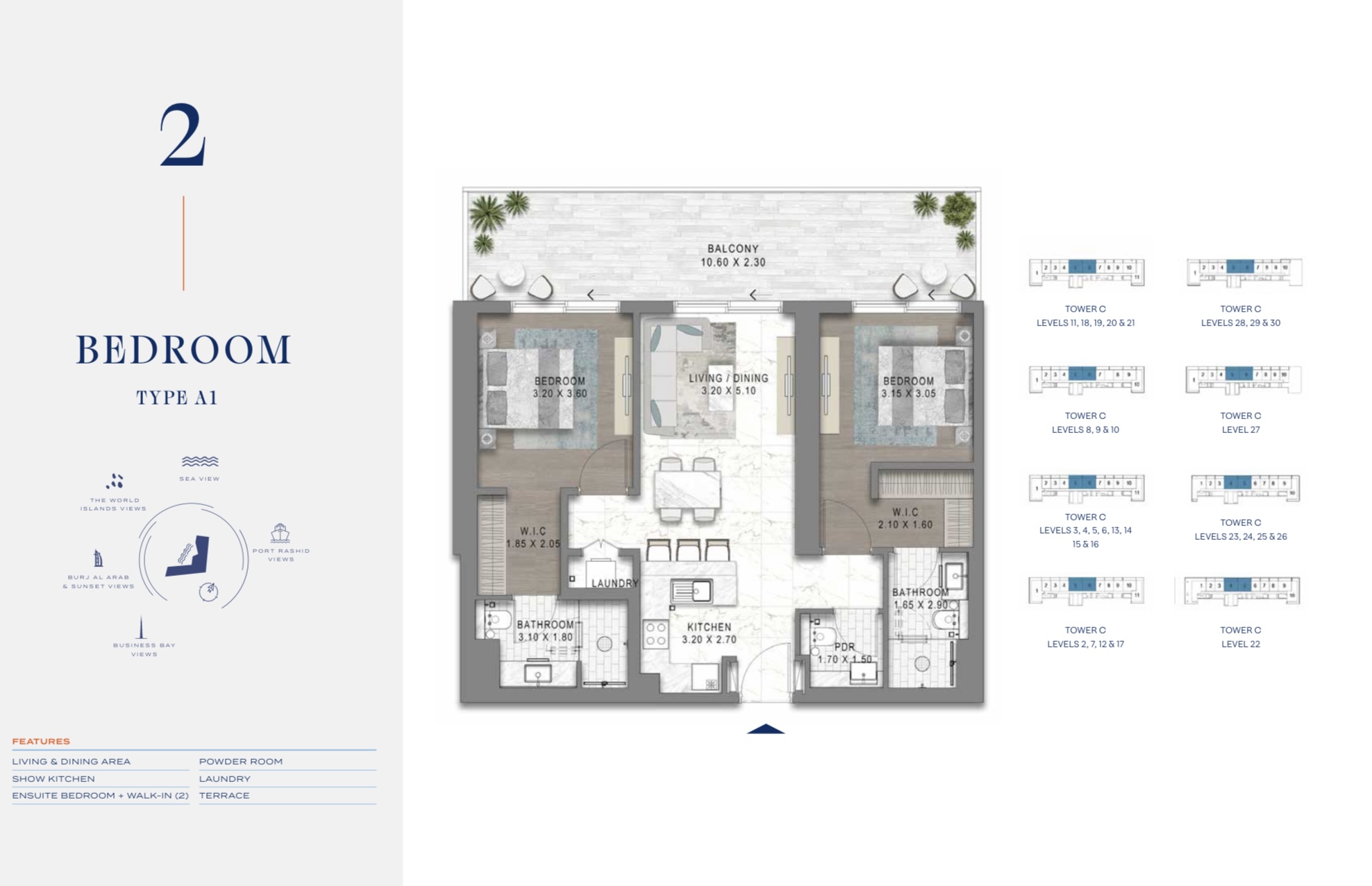 90 Degree South - 2BR-A