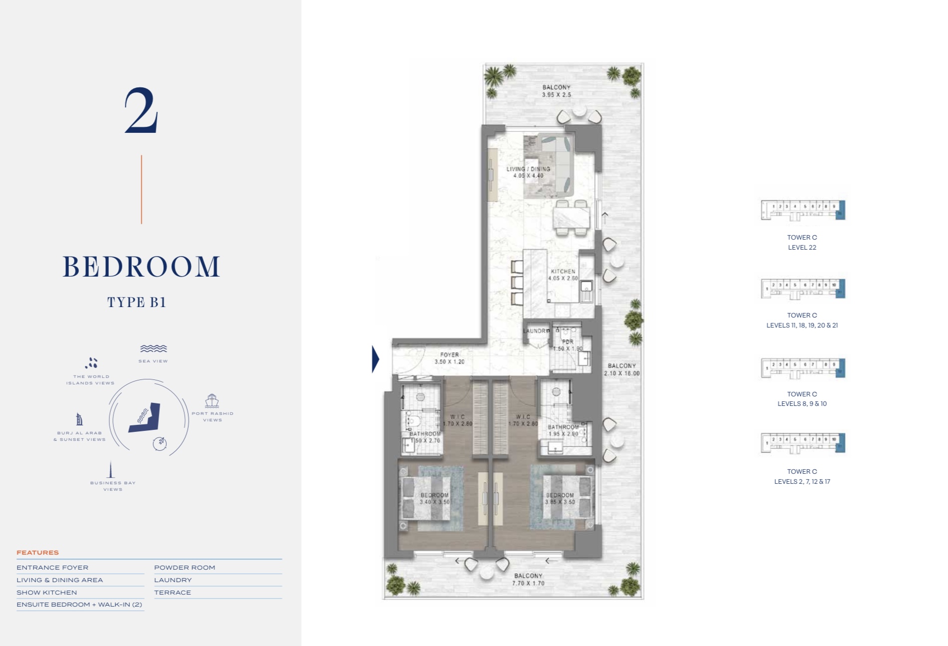 90 Degree South - 2BR-B