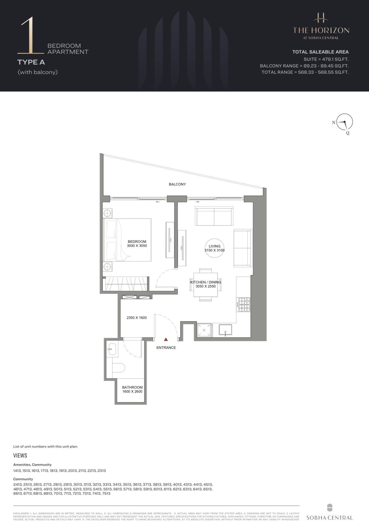90 Degree South - 1BR-A