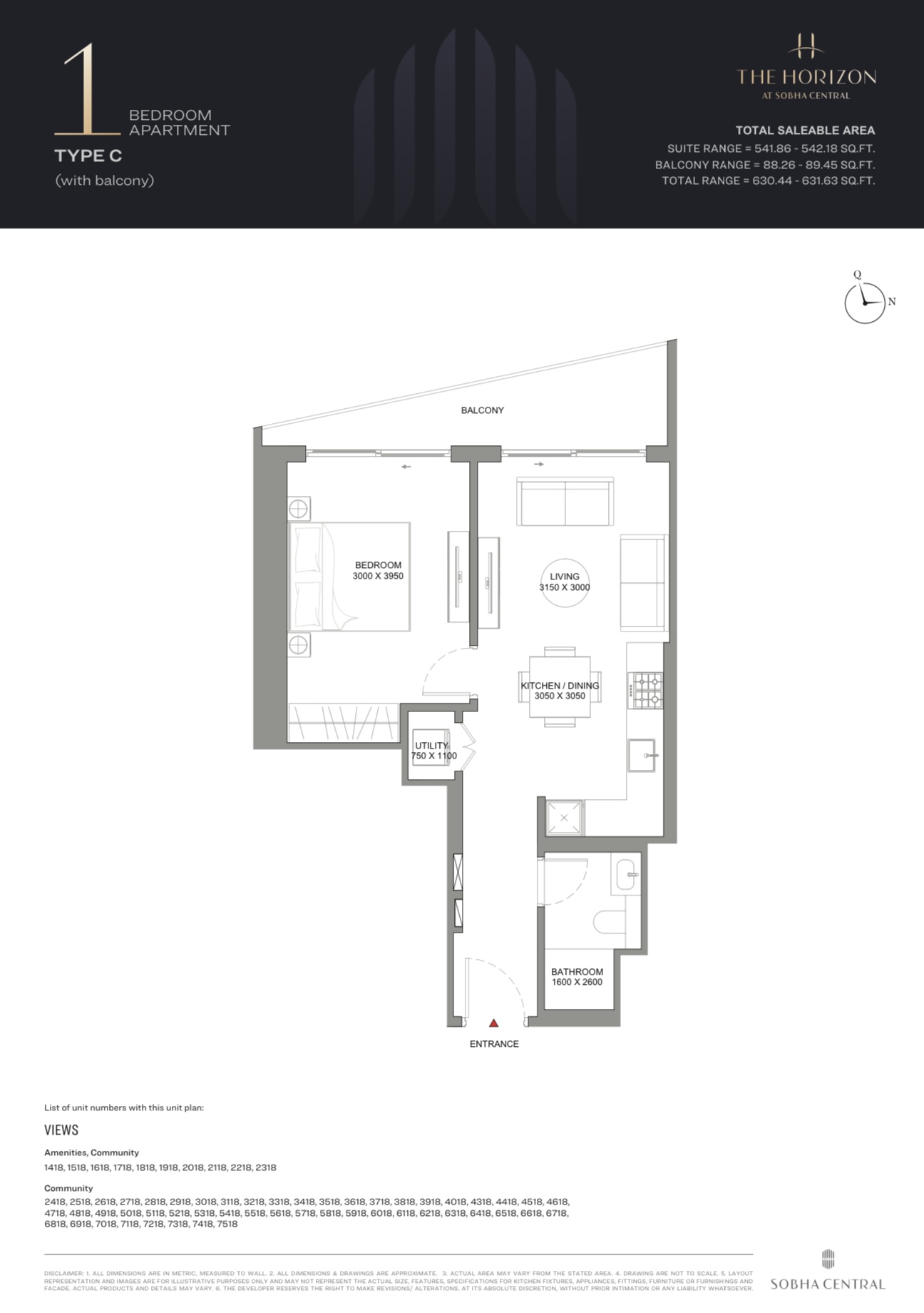 90 Degree South - 1BR-C