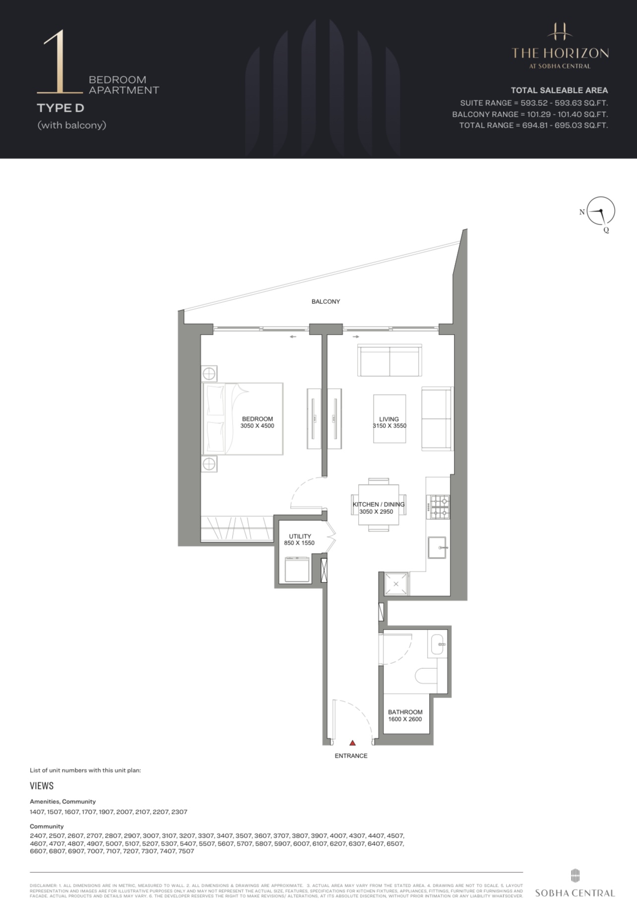 90 Degree South - 1BR-D