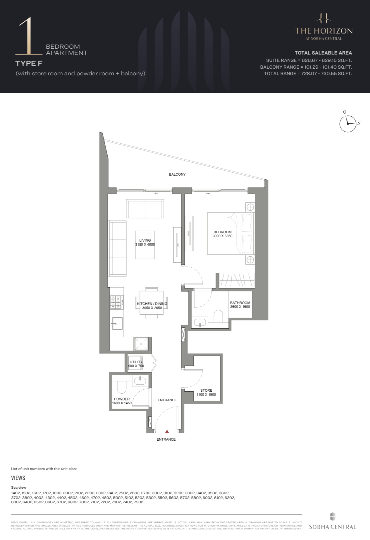 90 Degree South - 1BR-F