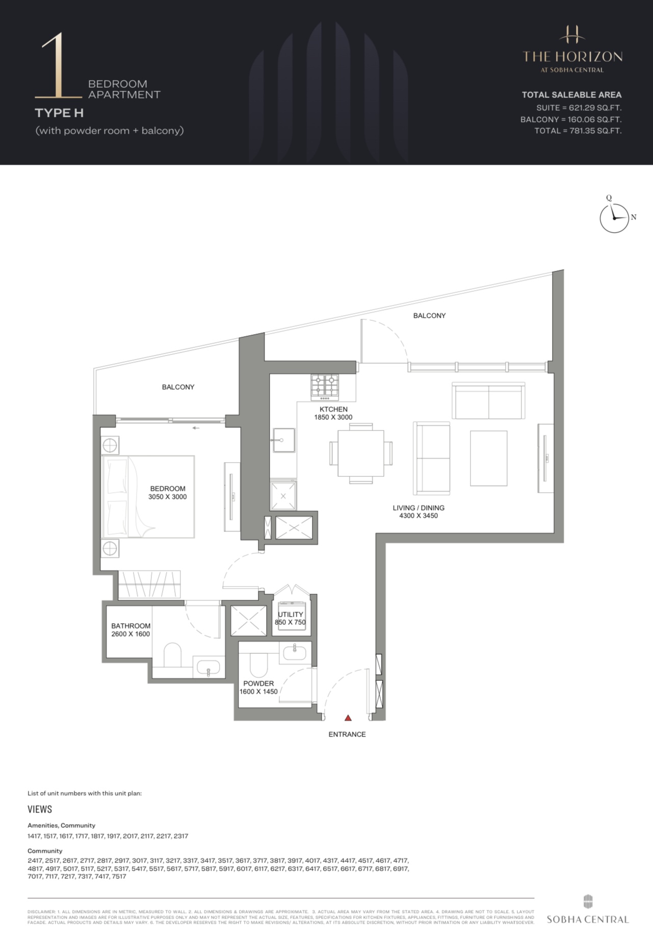 90 Degree South - 1BR-H