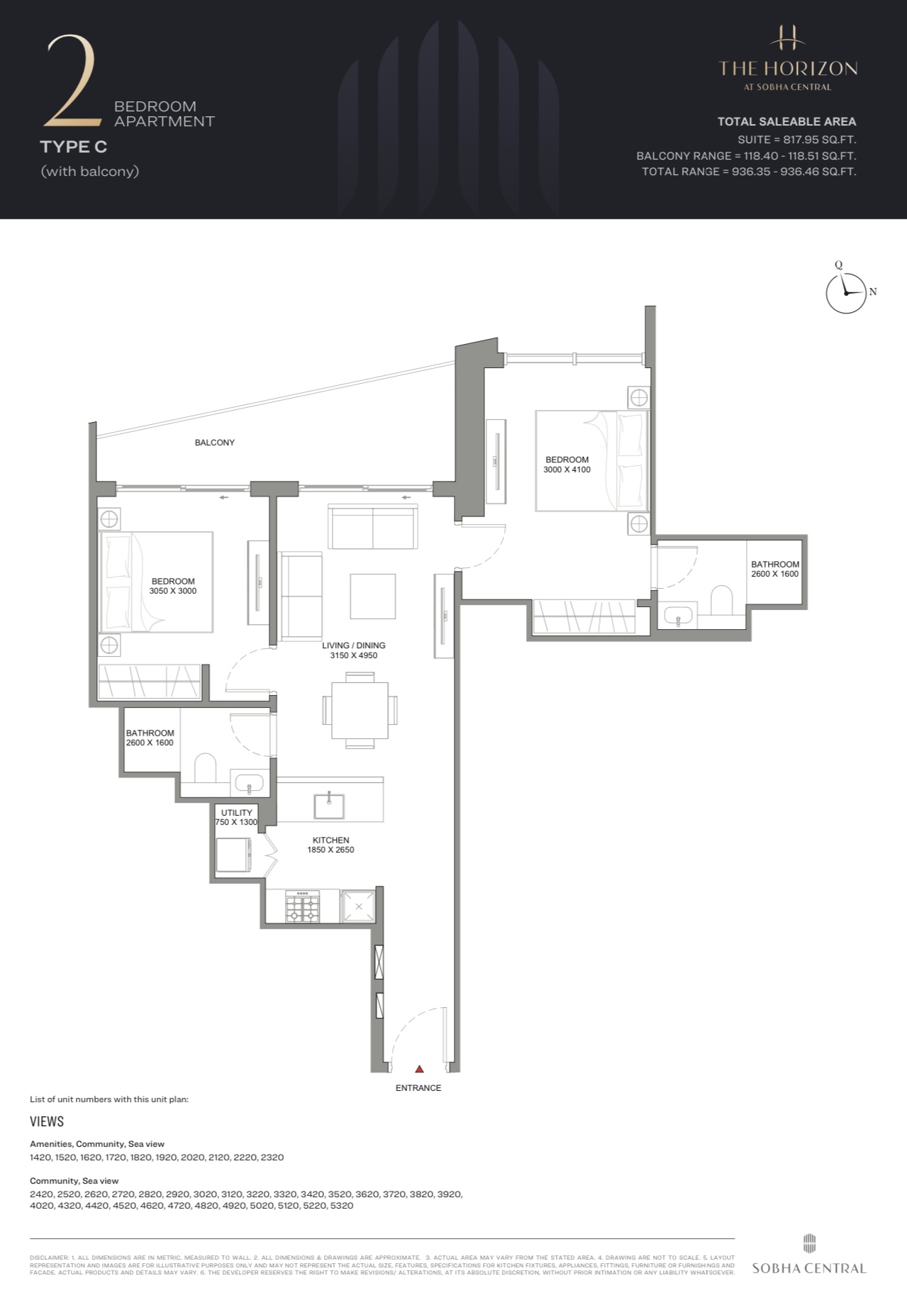 90 Degree South - 2BR-C