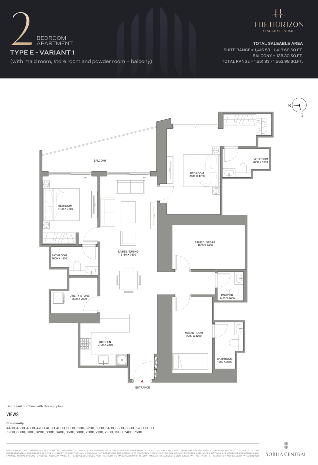 90 Degree South - 2BR-E