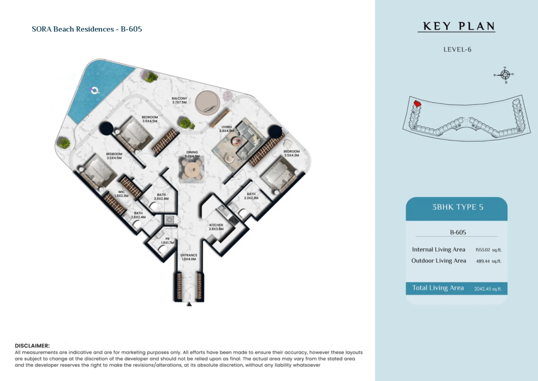 90 Degree South - 3BR-Type 5