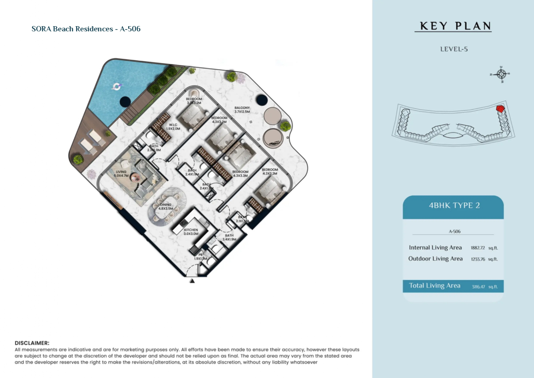 90 Degree South - 4BR-Type 5