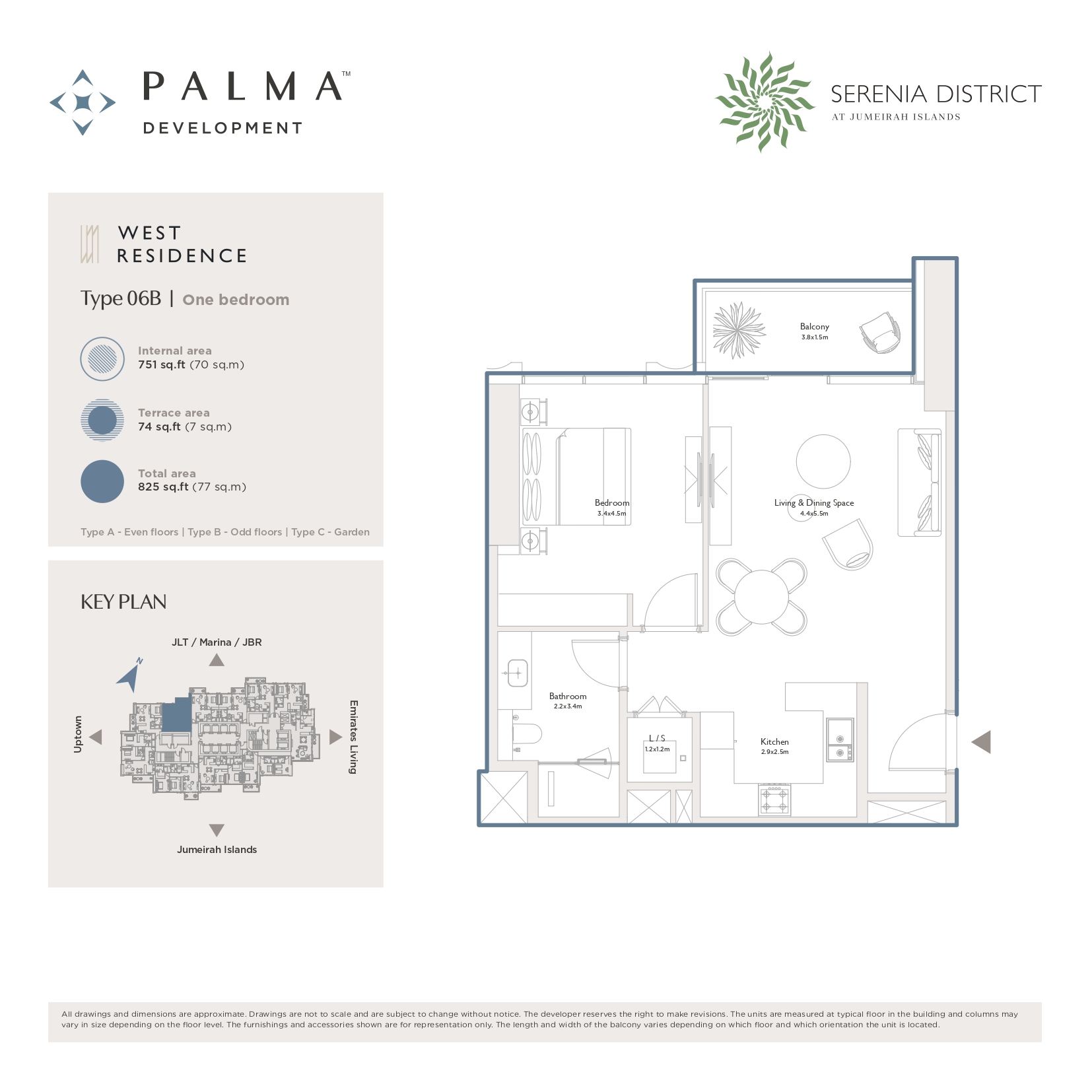 90 Degree South - 1BR-Type 06B