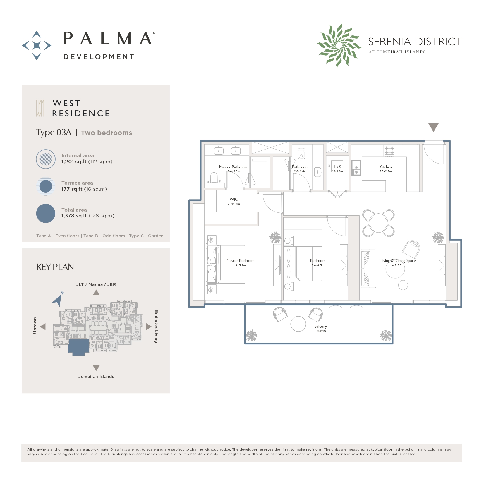 90 Degree South - 2BR-Type 03A