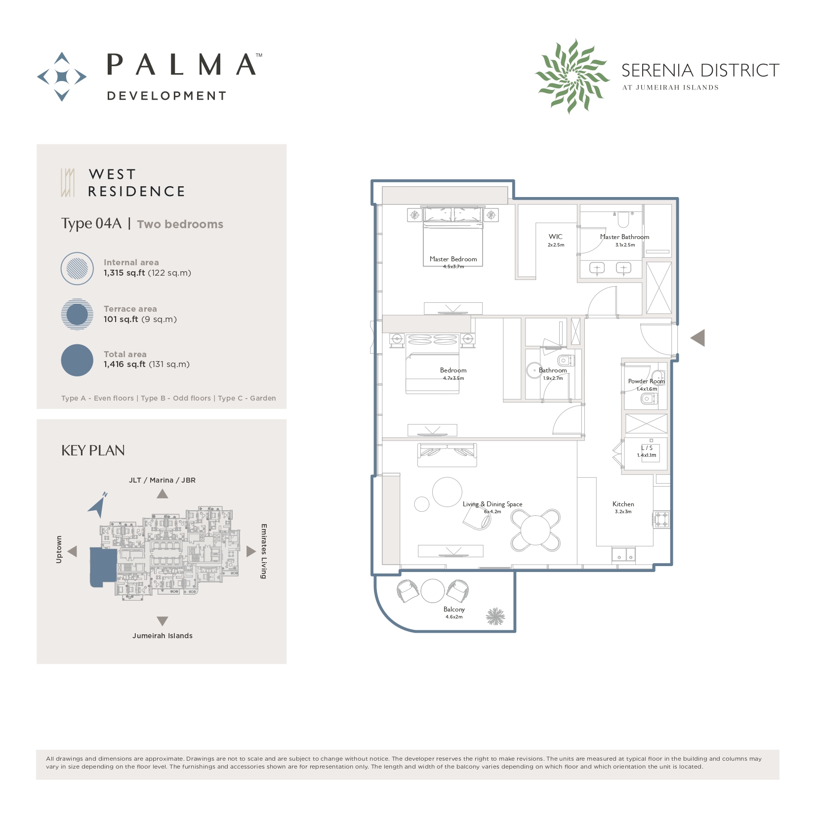 90 Degree South - 2BR-Type 04A