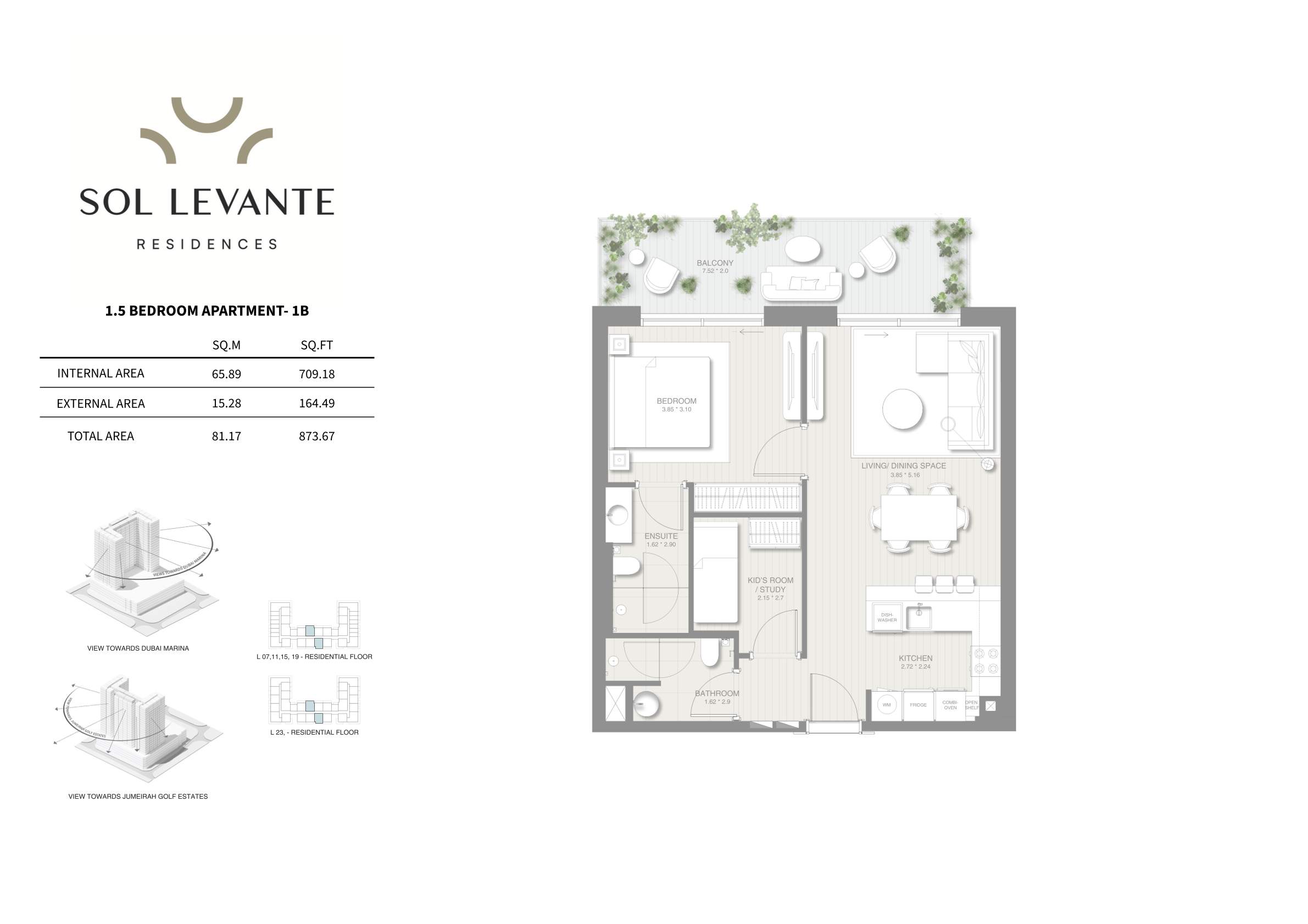 90 Degree South - 1.5BR-1B