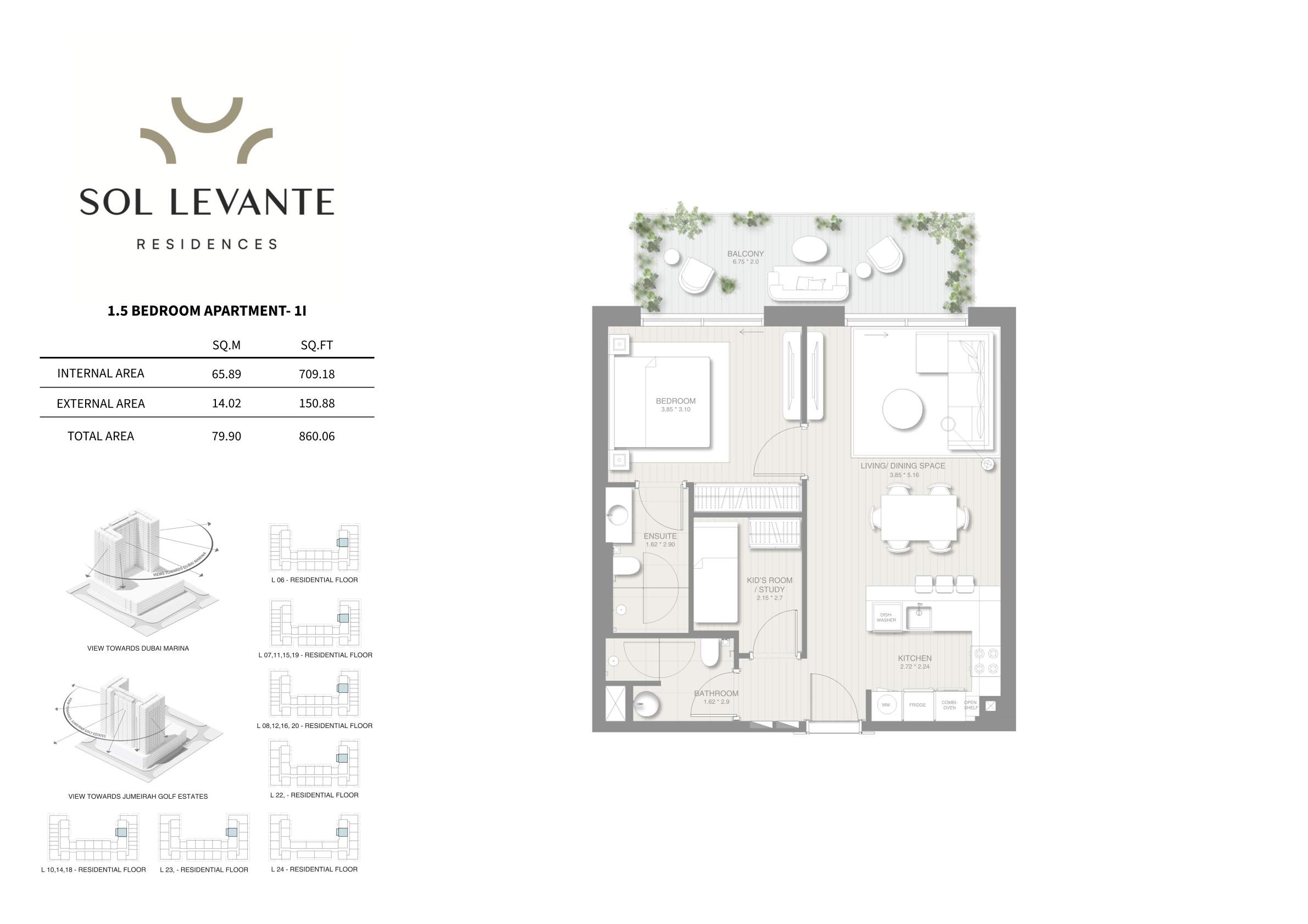 90 Degree South - 1.5BR-1I