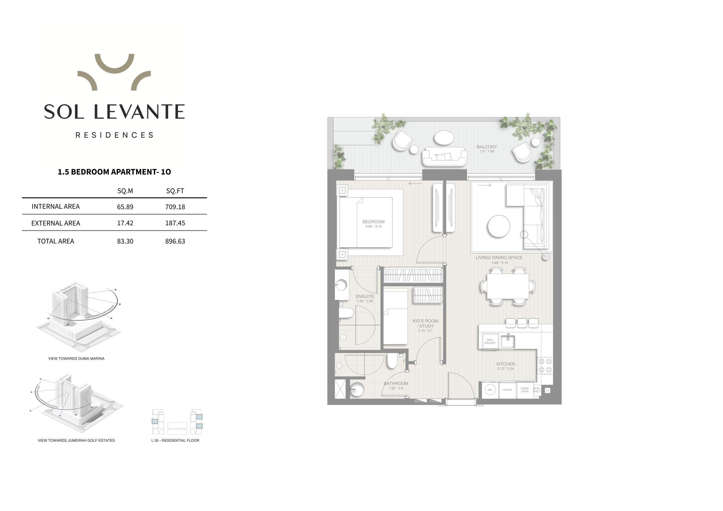 90 Degree South - 1.5BR-1O