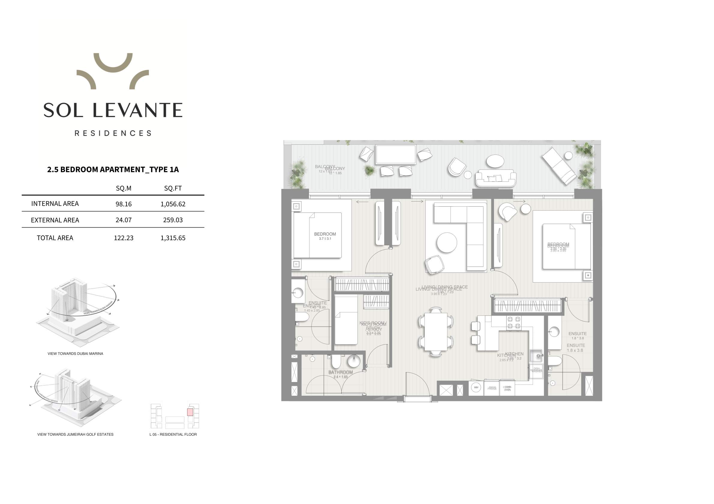 90 Degree South - 2.5BR-1A