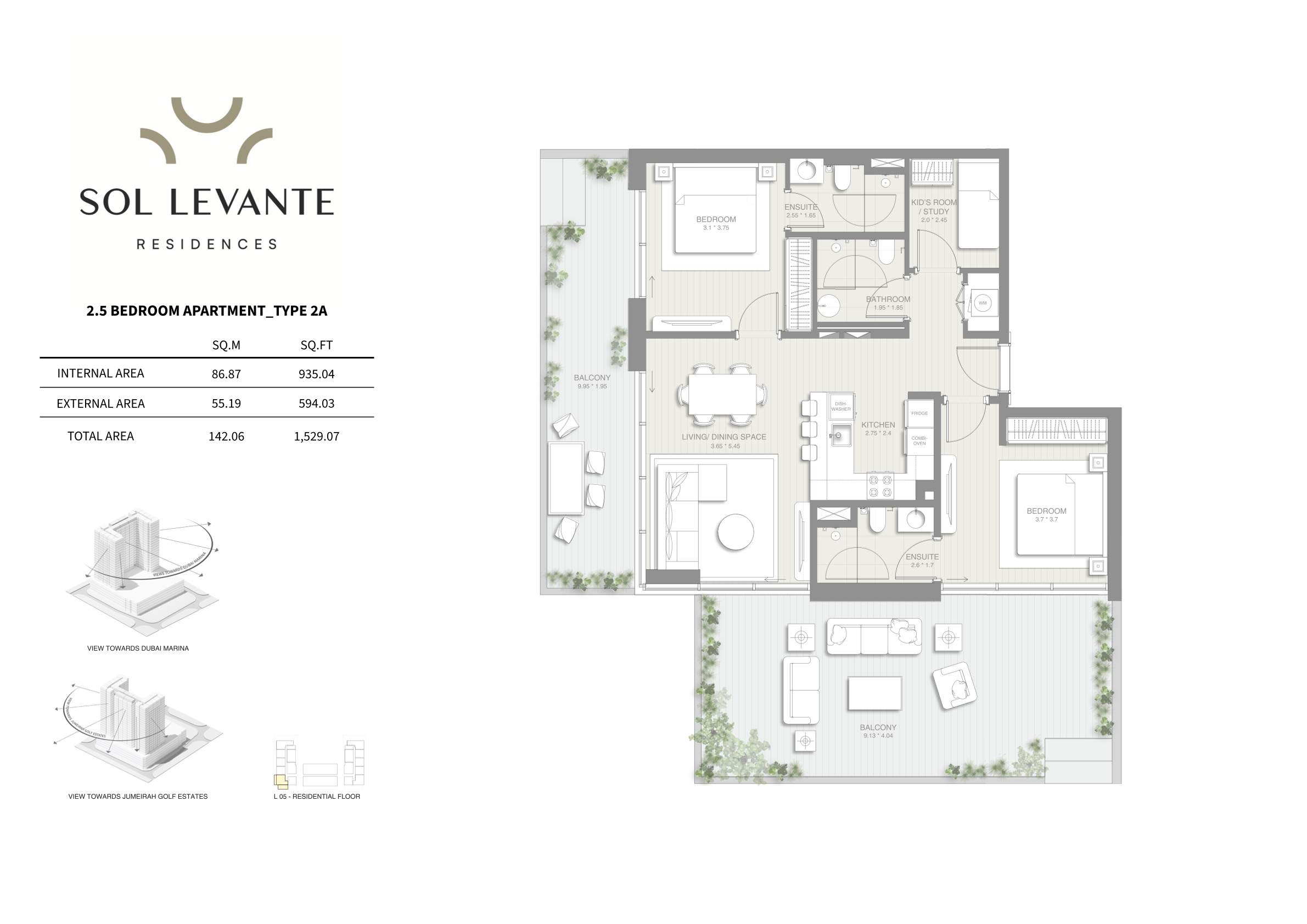 90 Degree South - 2.5BR-2A