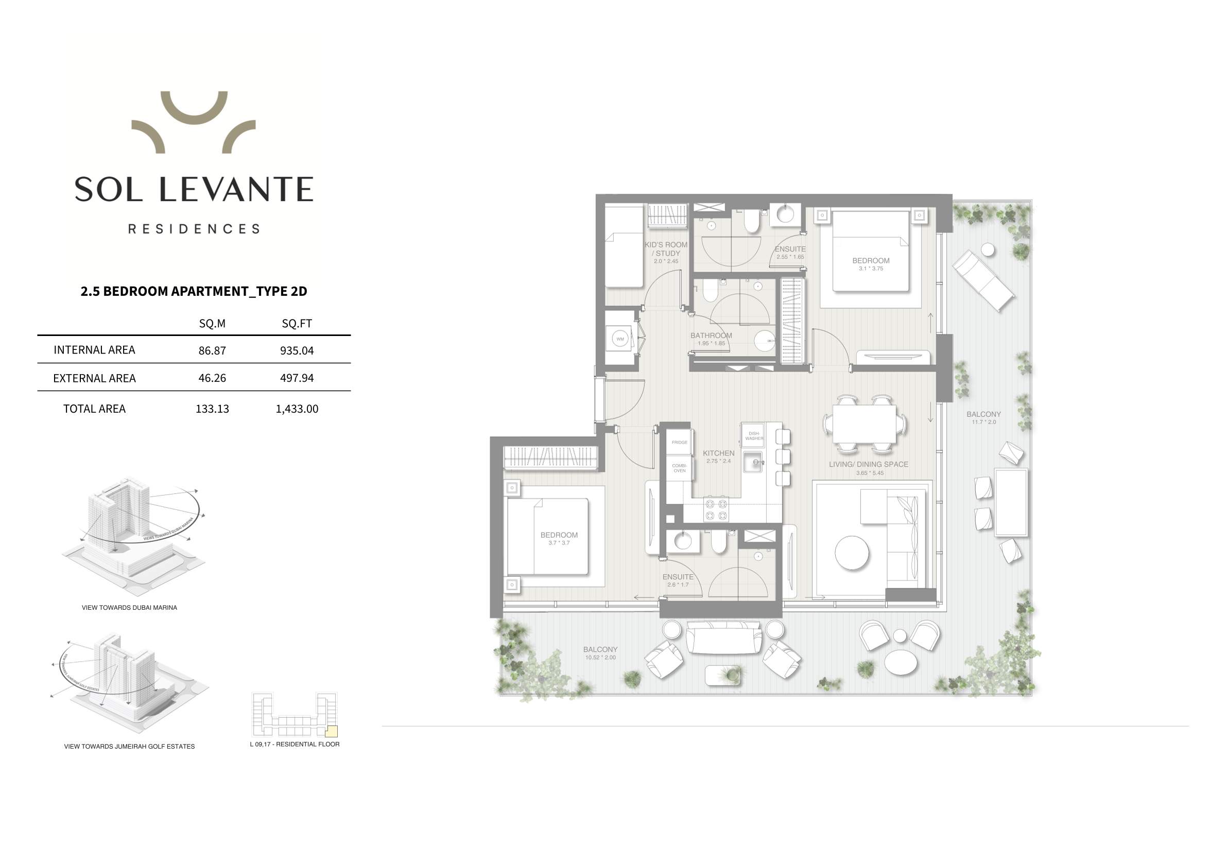 90 Degree South - 2.5BR-2D