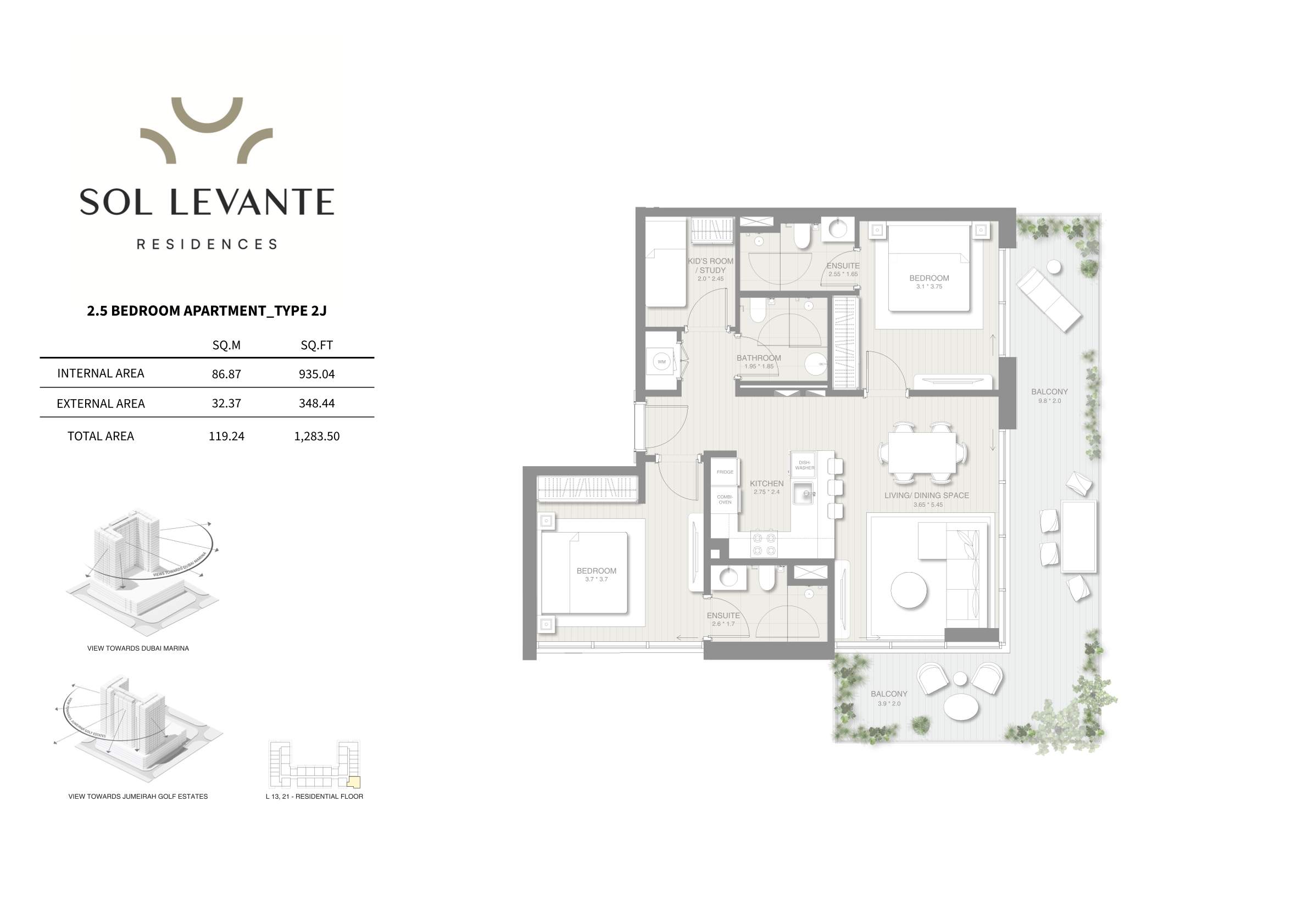 90 Degree South - 2.5BR-2J