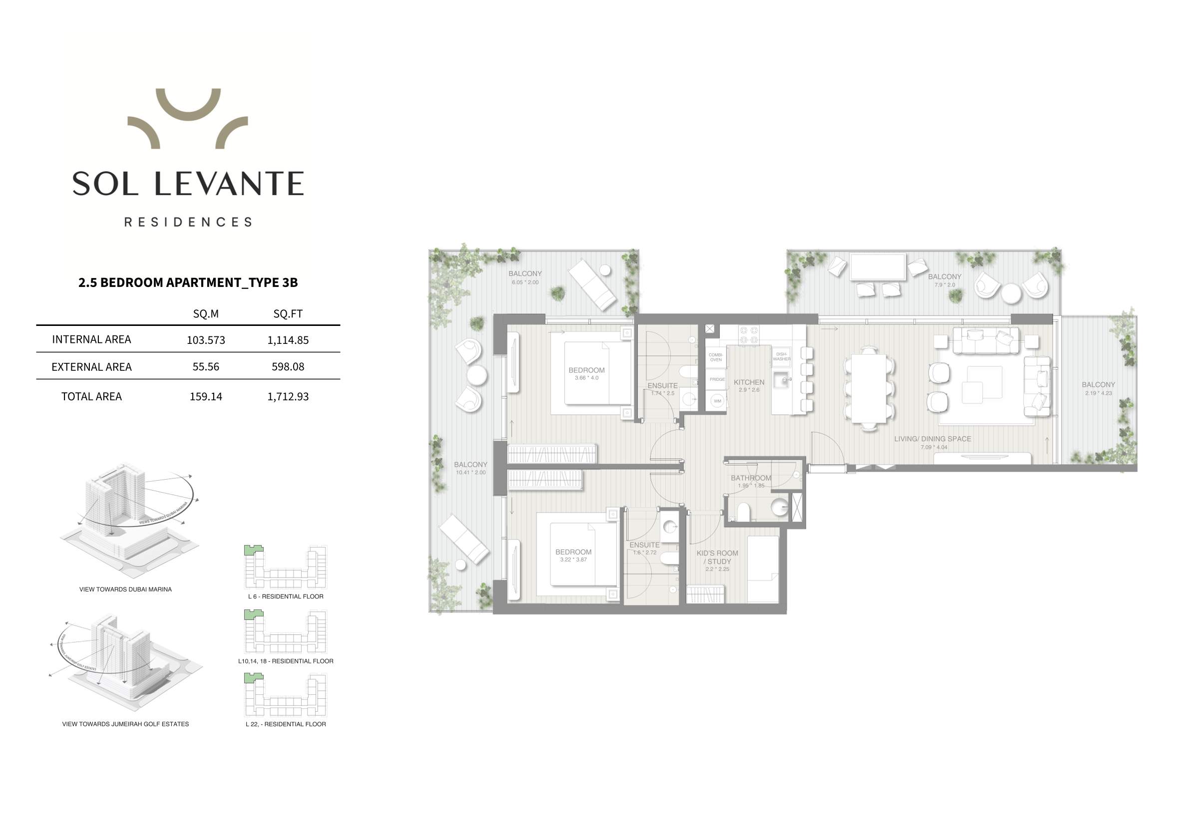 90 Degree South - 2.5BR-3B