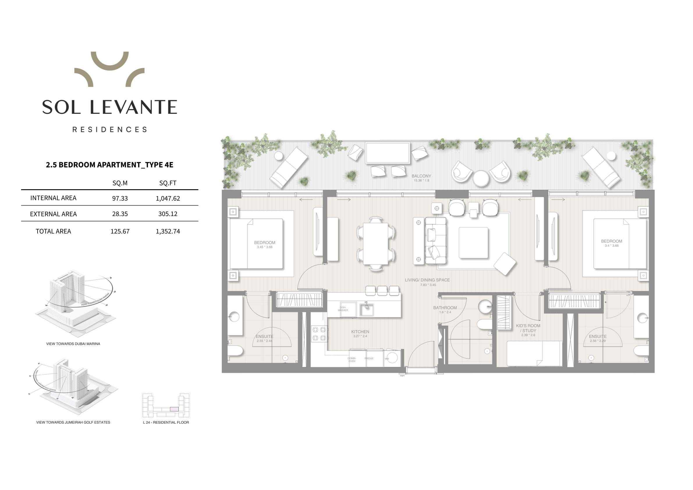 90 Degree South - 2.5BR-4E