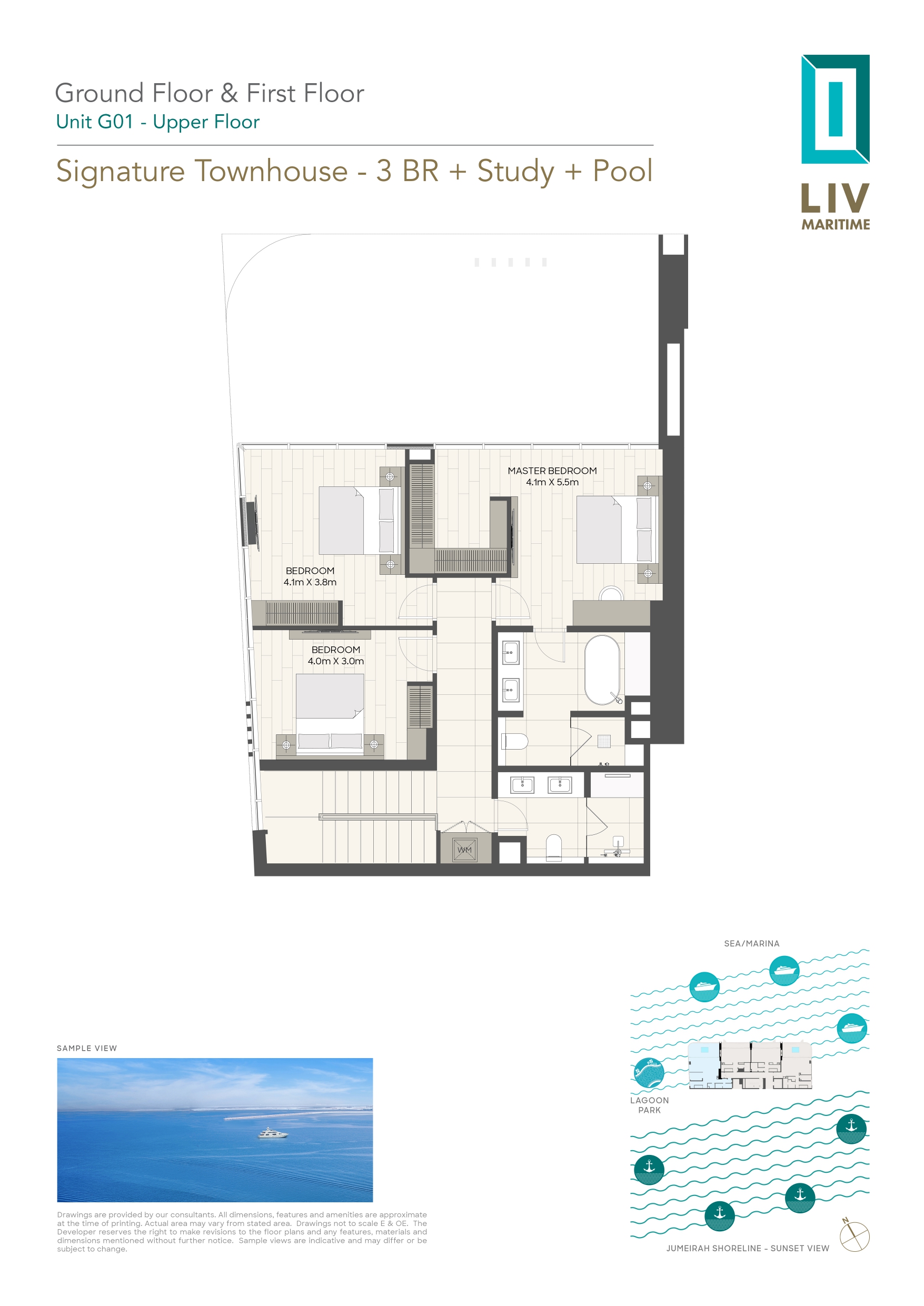 90 Degree South - 3BR TH-G01 UF