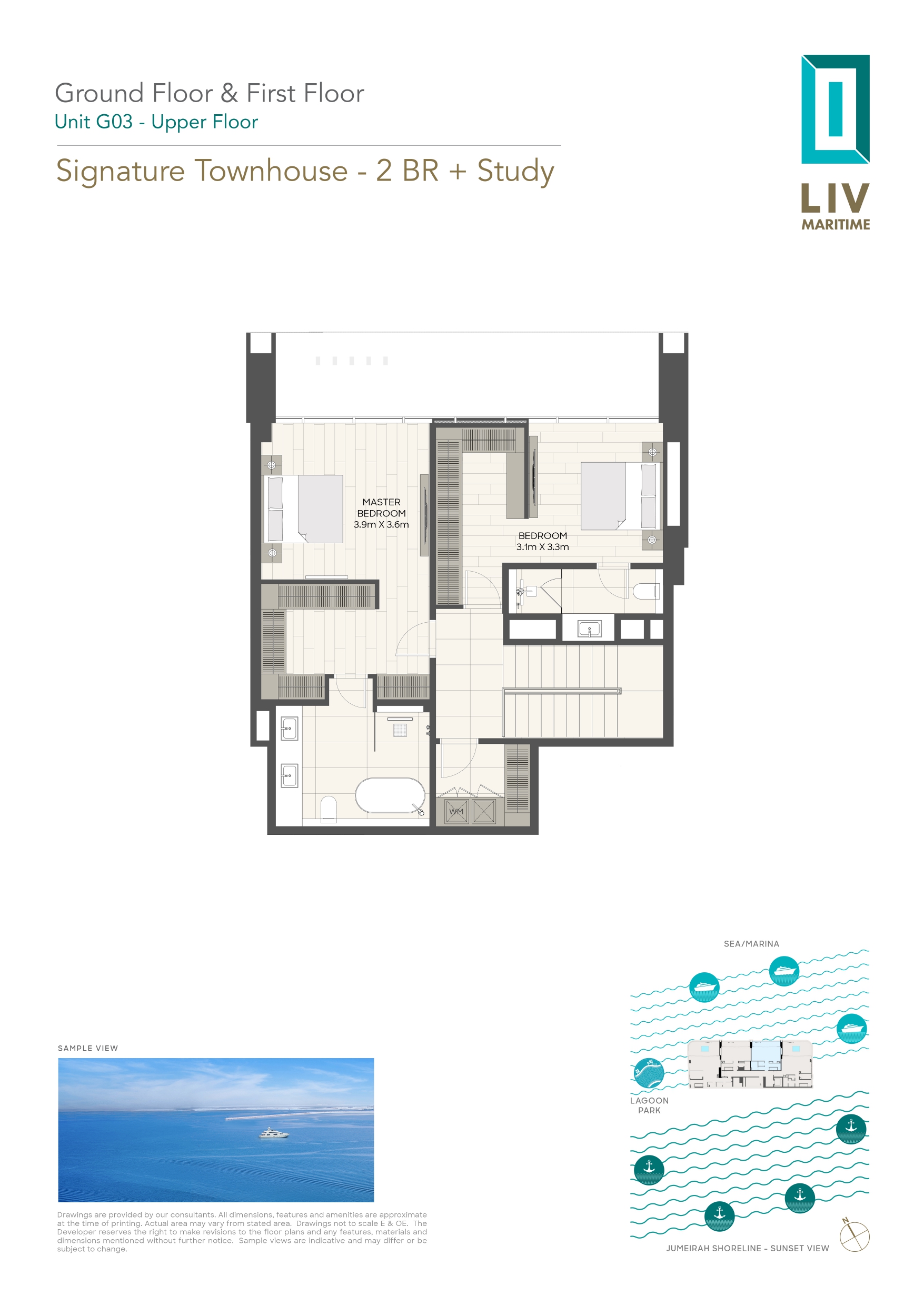 90 Degree South - 2BR TH-G03 UF