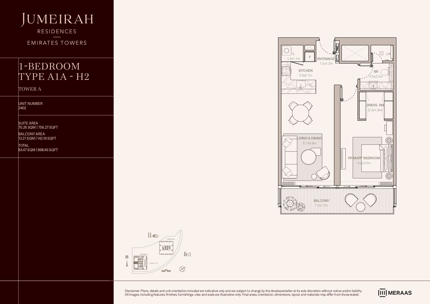 90 Degree South - 1BR-A1A-H2
