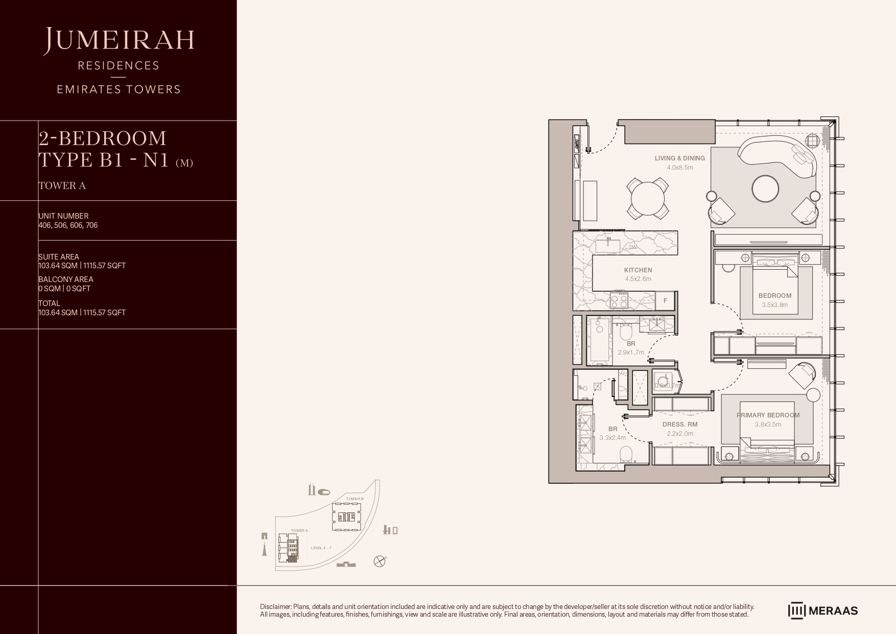 90 Degree South - 2BR-B1-N1(M)