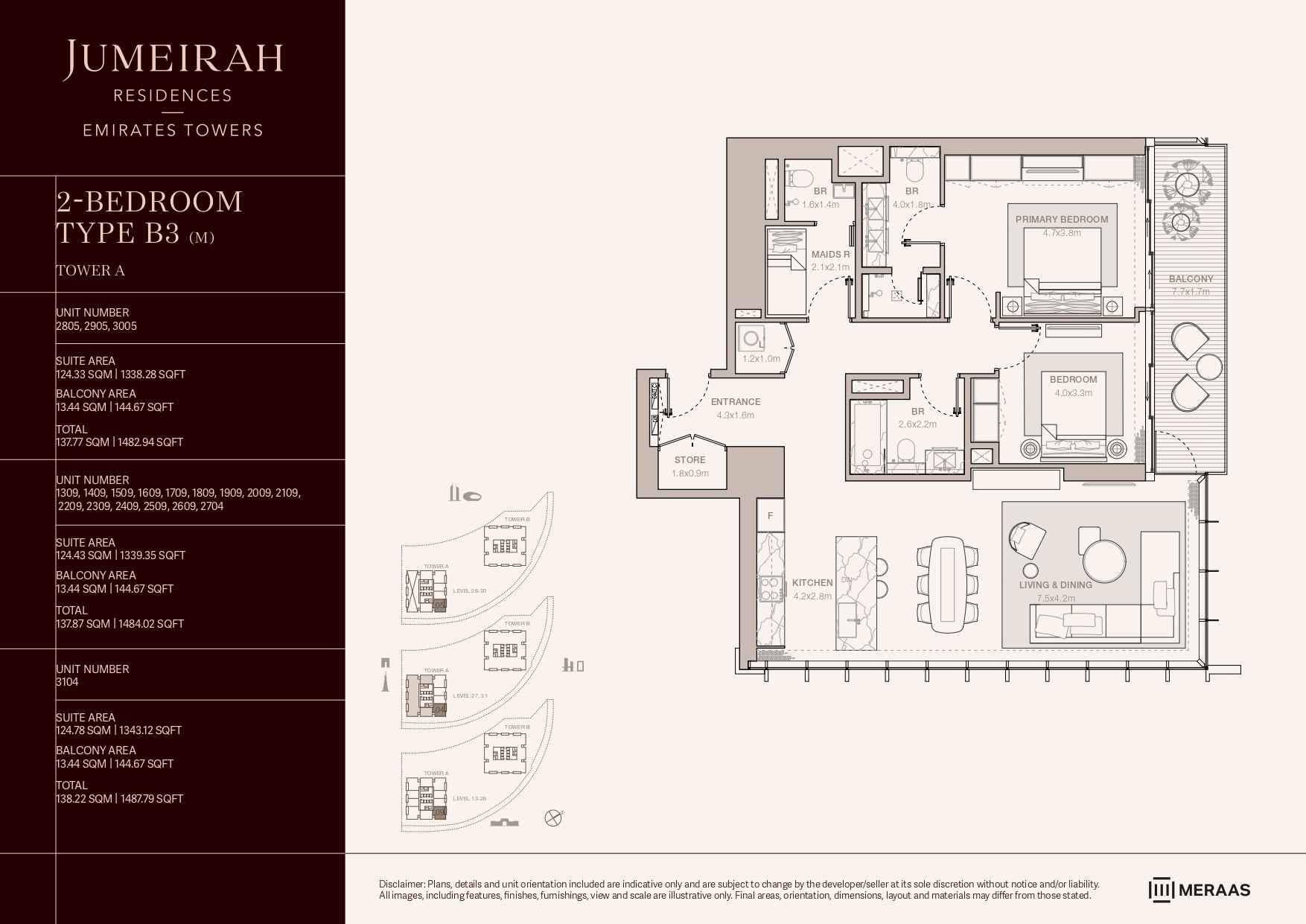 90 Degree South - 2BR-B3(M)