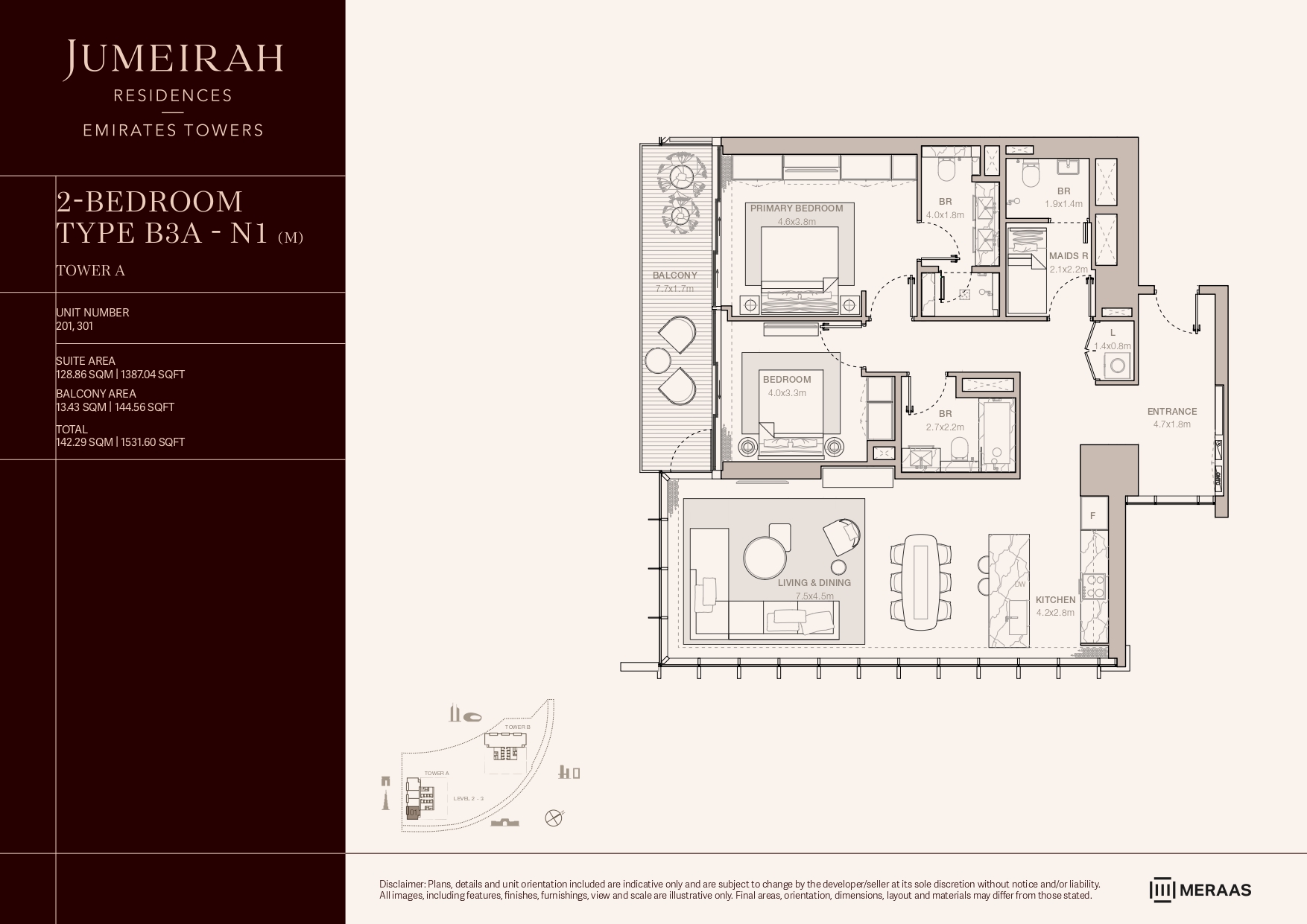 90 Degree South - 2BR-B3A-N1(M)