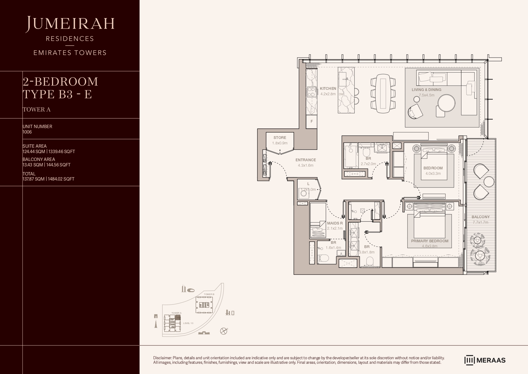 90 Degree South - 2BR-B3-E
