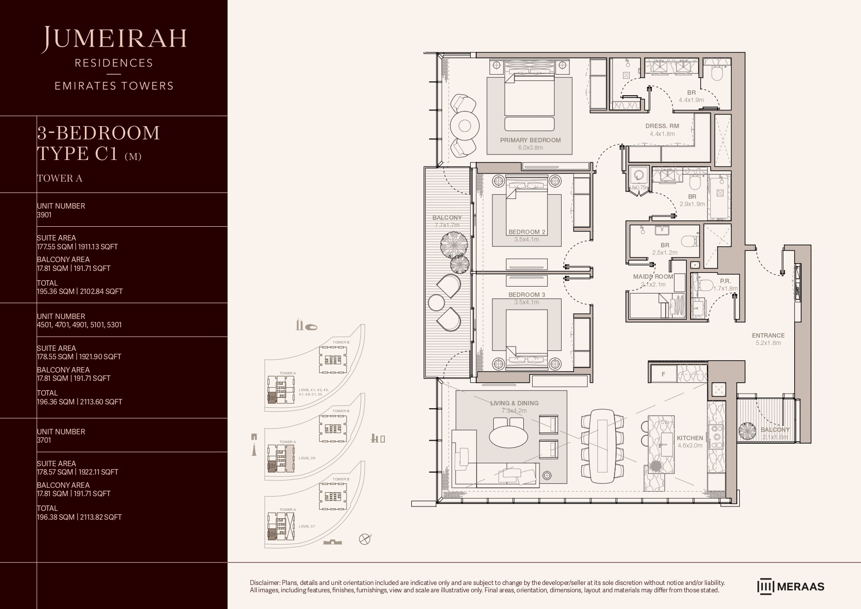 90 Degree South - 3BR-C1(M)