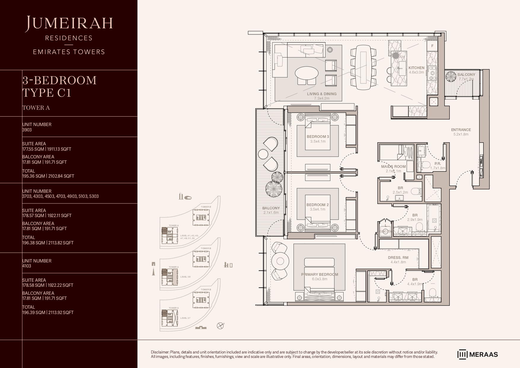 90 Degree South - 3BR-C1
