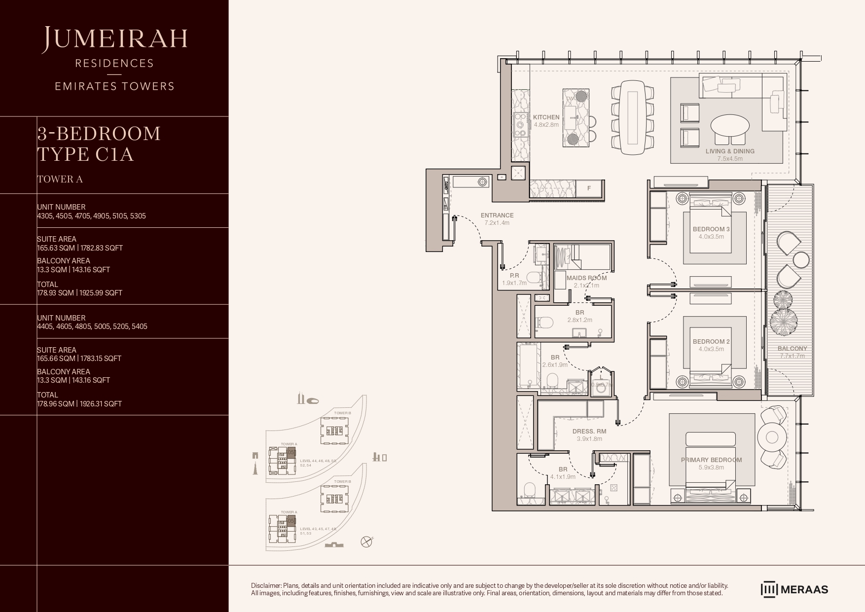 90 Degree South - 3BR-C1A