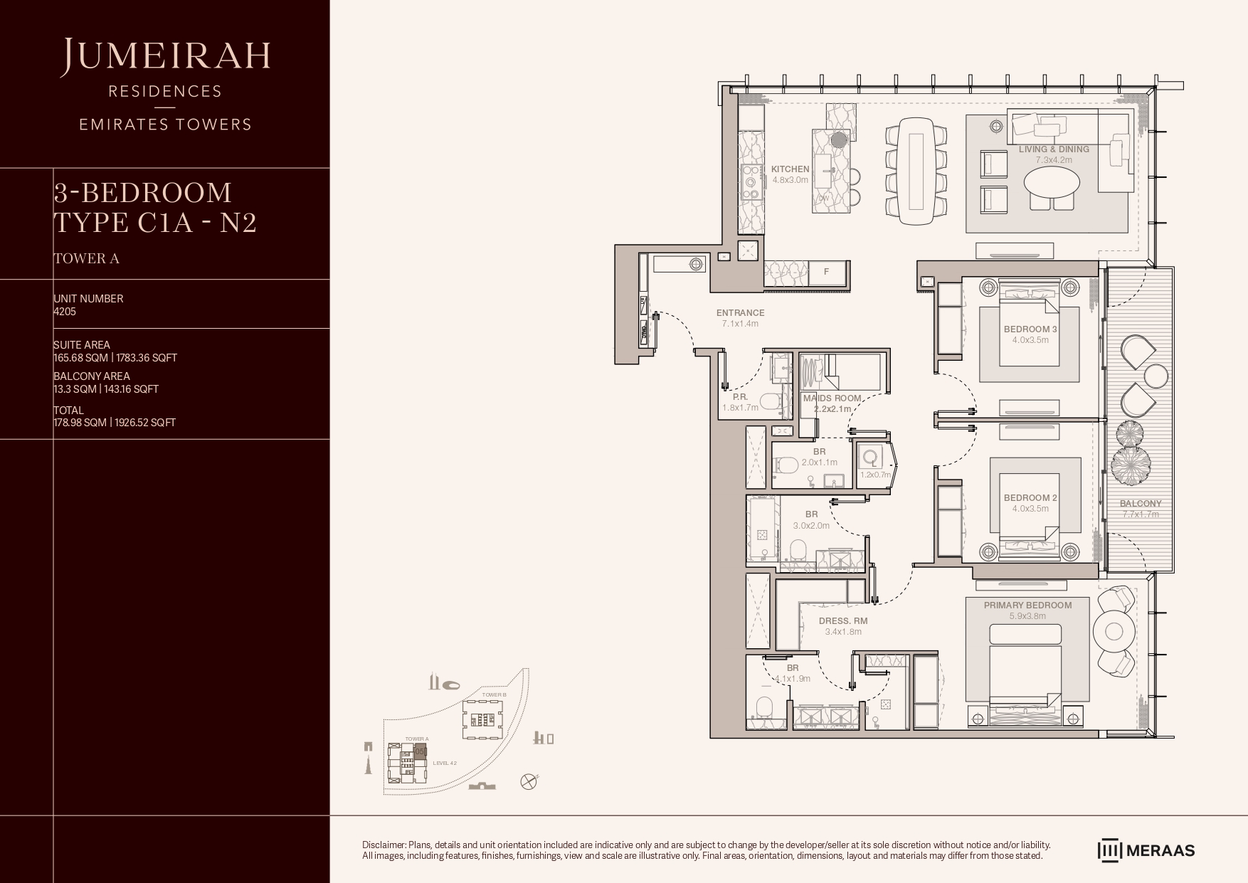 90 Degree South - 3BR-C1A-N2