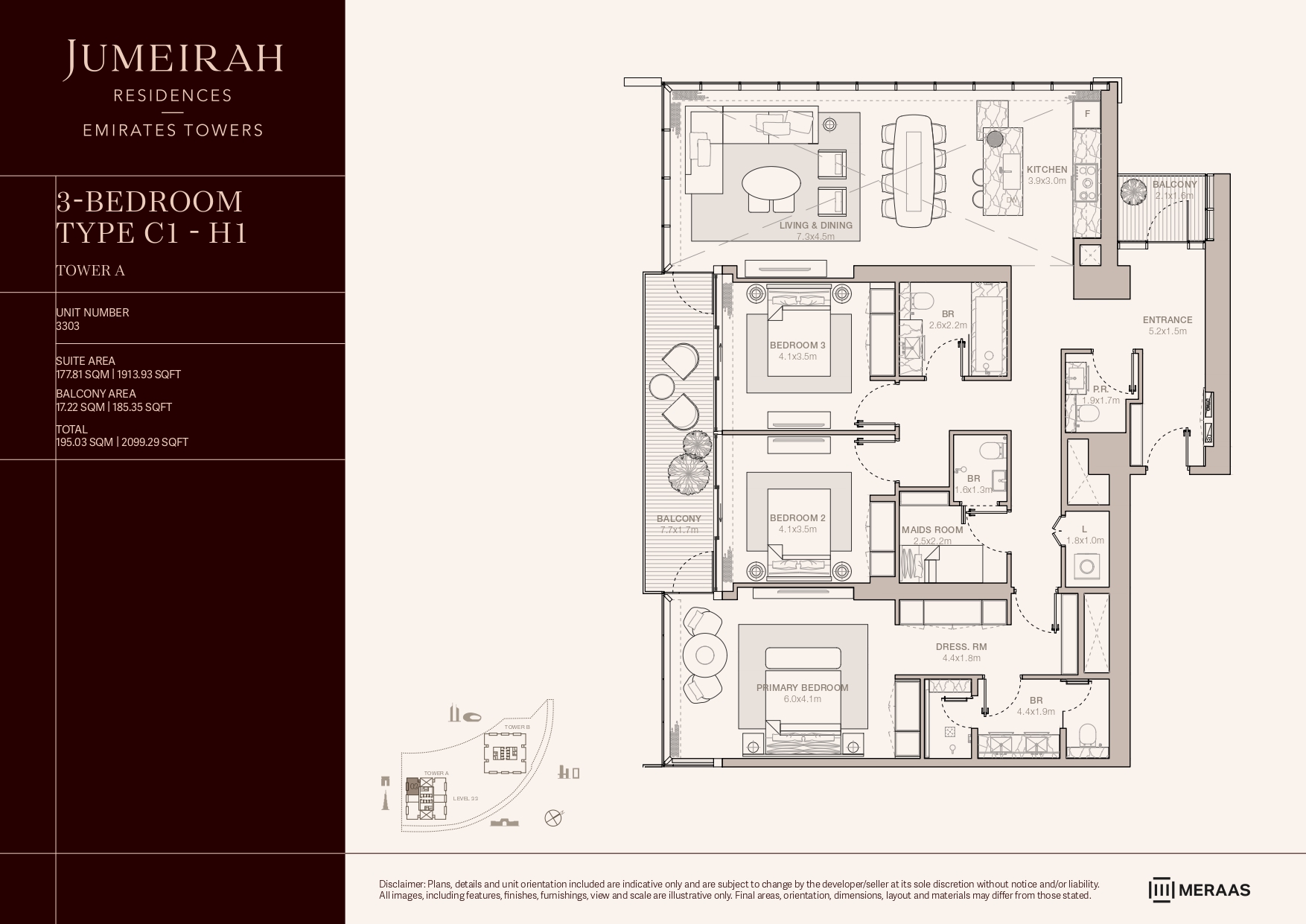 90 Degree South - 3BR-C1-H1