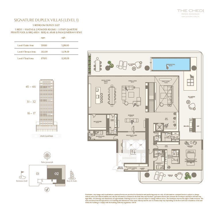 90 Degree South - 5BR-DPLX East(1)