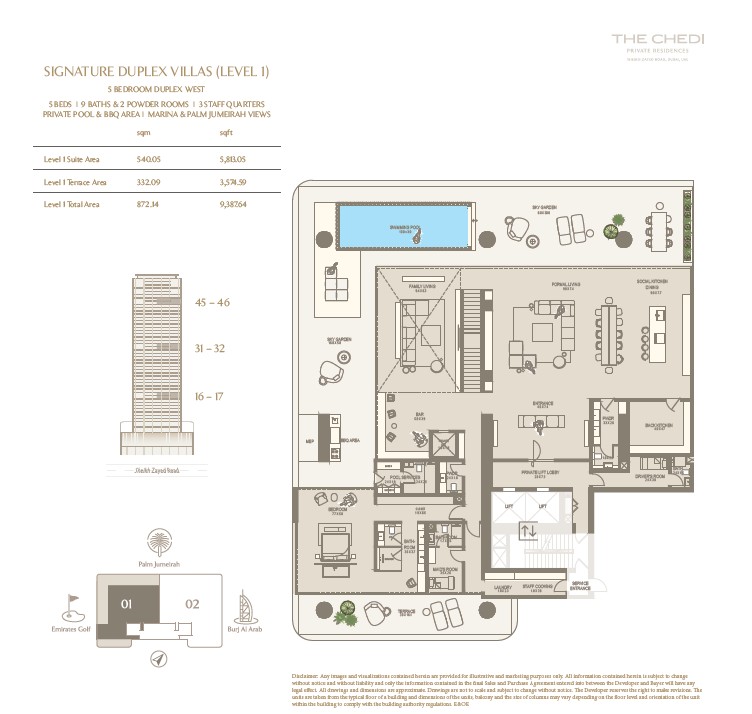 90 Degree South - 5BR-DPLX West(1)