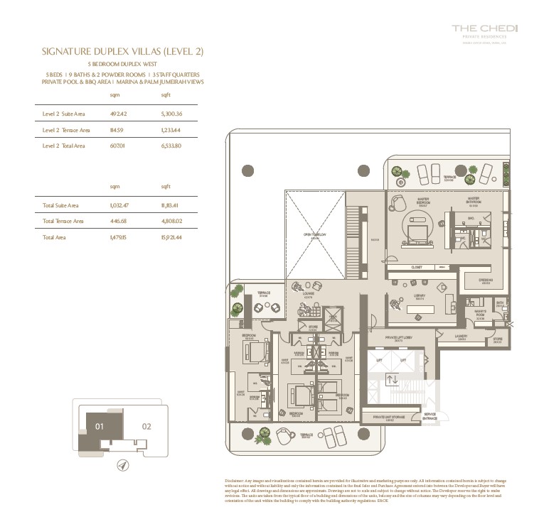 90 Degree South - 5BR-DPLX West(2)