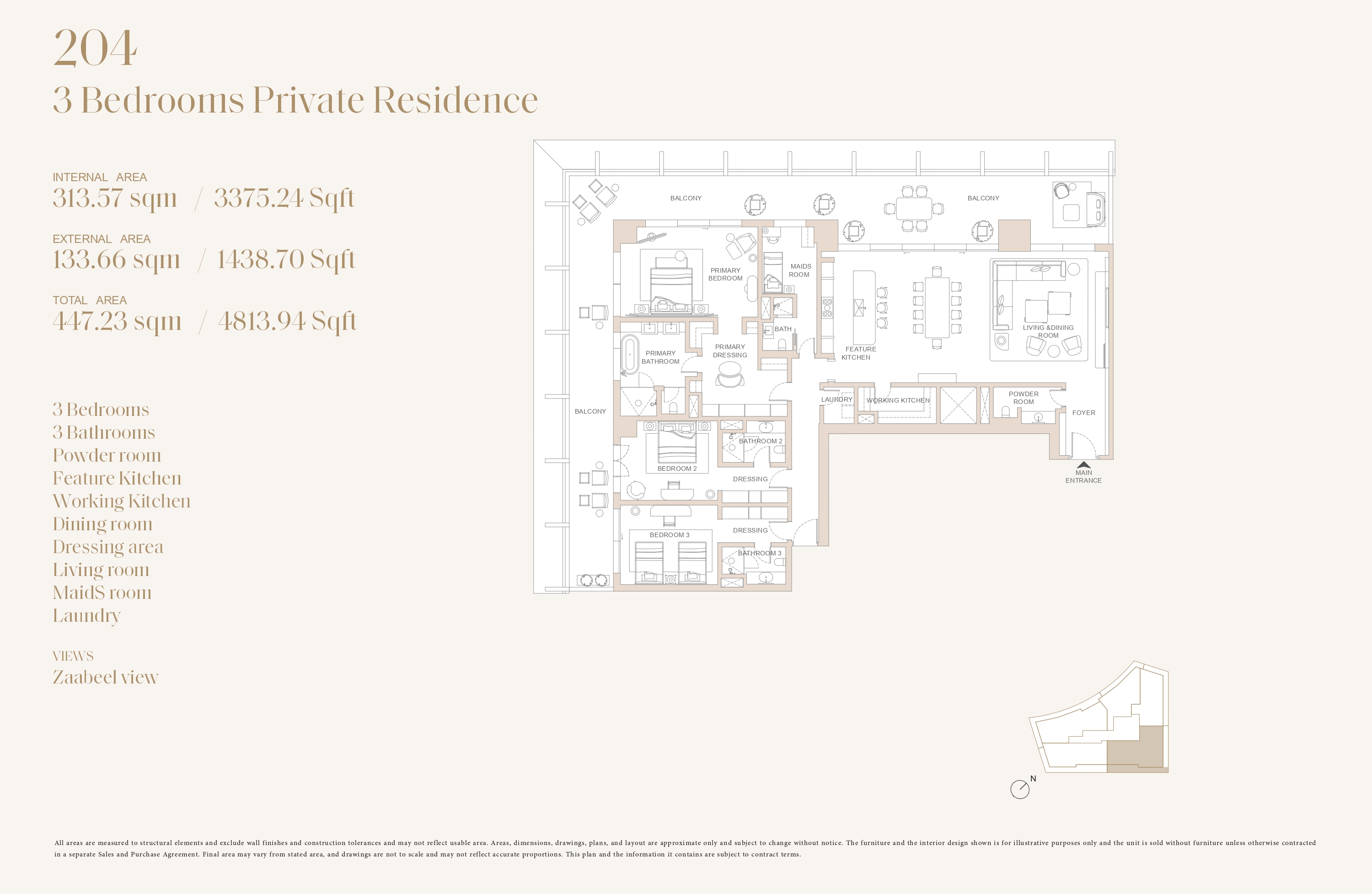 90 Degree South - 3BR-204