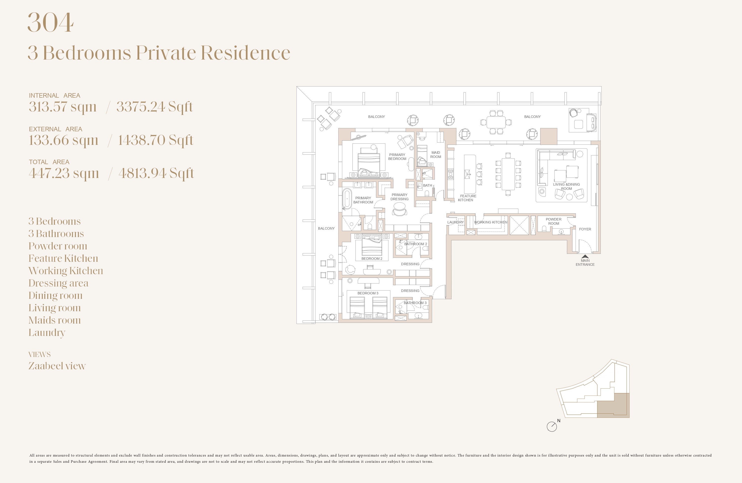 90 Degree South - 3BR-304