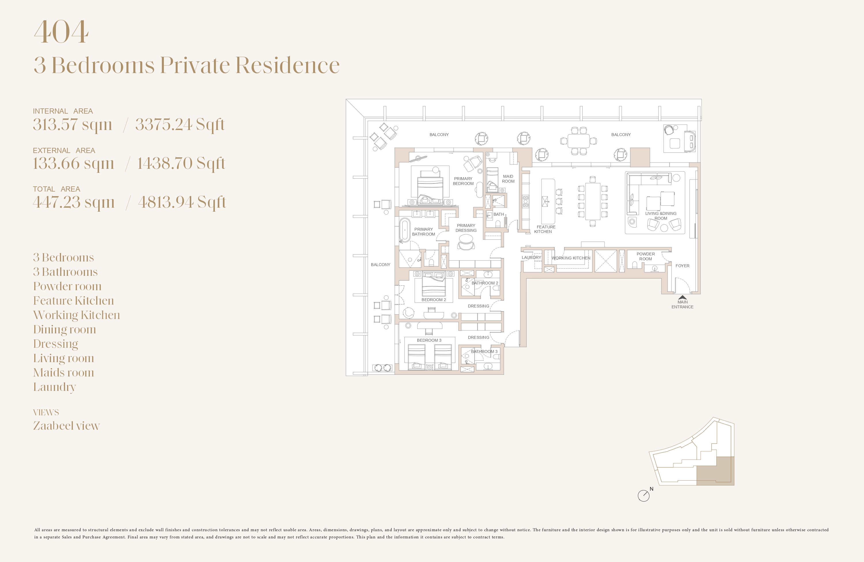 90 Degree South - 3BR-404