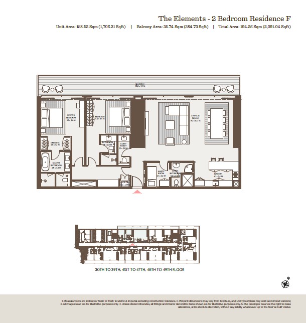 90 Degree South - 2BR-F